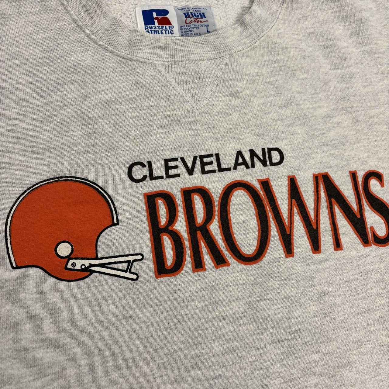 Vintage 90s USA Cleveland Browns NFL American Football graphic sweatshirt