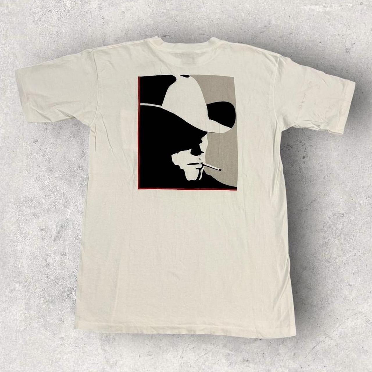 Vintage 90s USA Marlboro man cigarettes western graphic pocket t