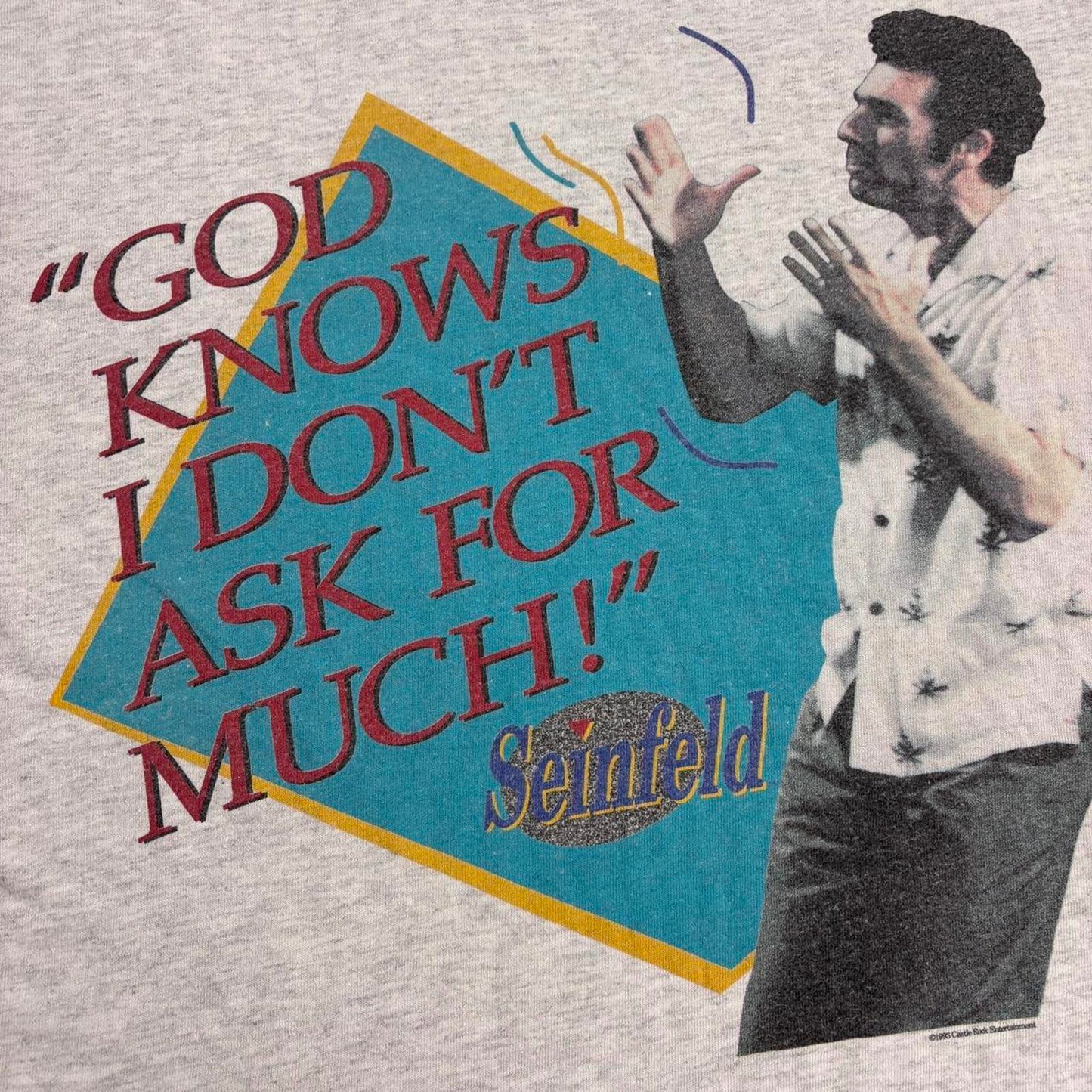 Vintage 90s USA Seinfeld Kramer TV Series comedy graphic t-shirt