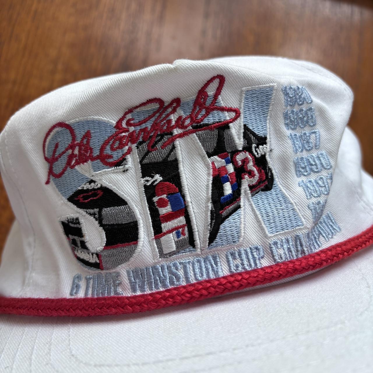 Vintage 90s USA Dale Earnhardt Nascar Winston cup champion automobile racing cap