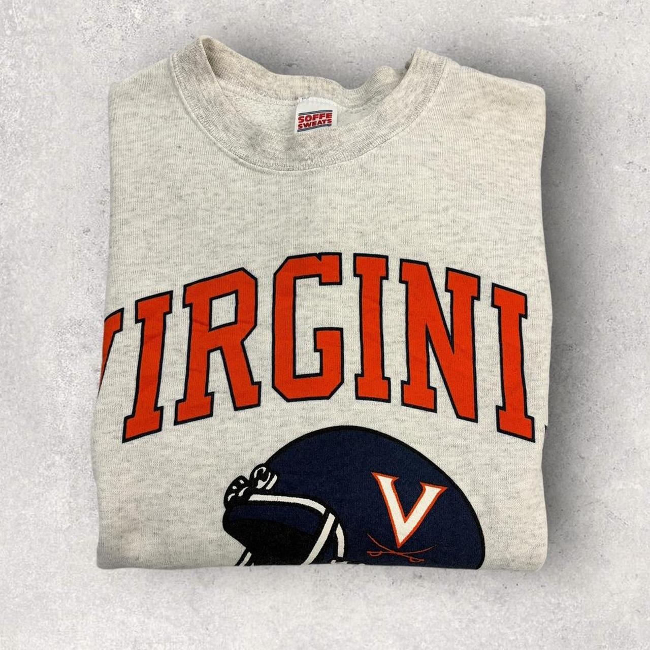 Vintage 90s USA Virginia American Football varsity university graphic sweatshirt