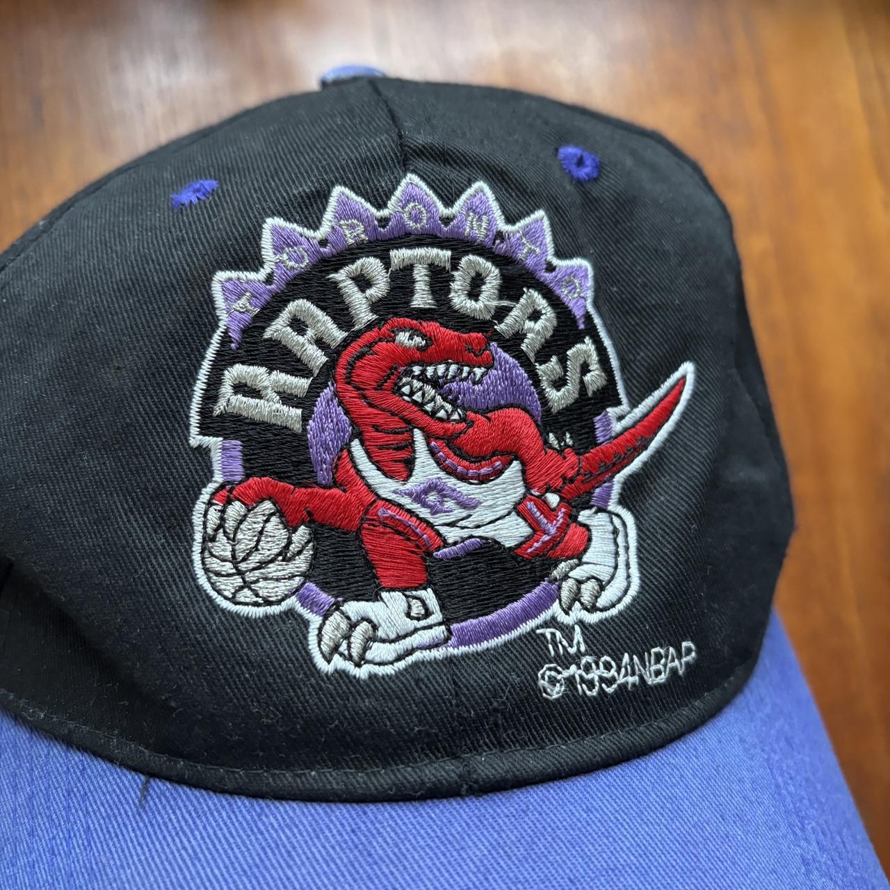Vintage 90s Toronto Raptors NBA basketball promotional graphic baseball cap