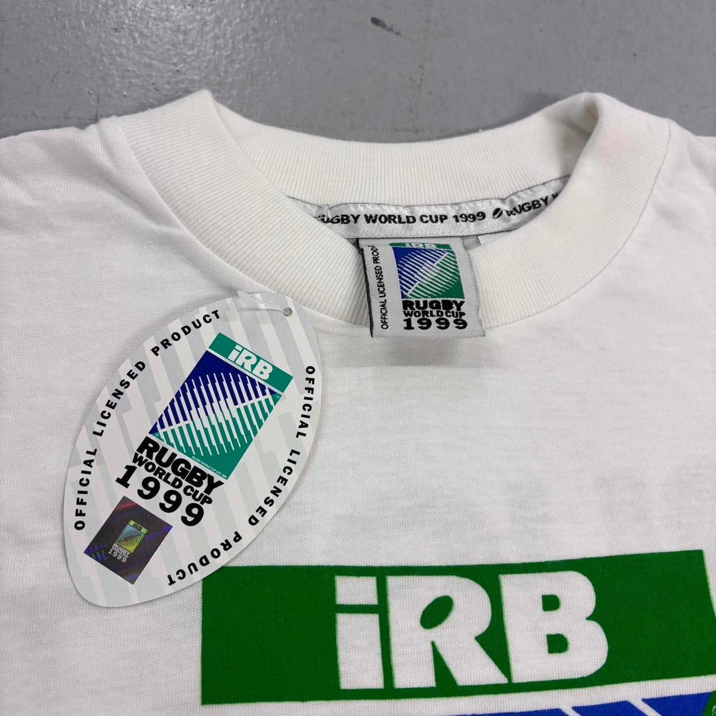 Vintage Rugby World Cup 1999 tournament graphic t-shirt