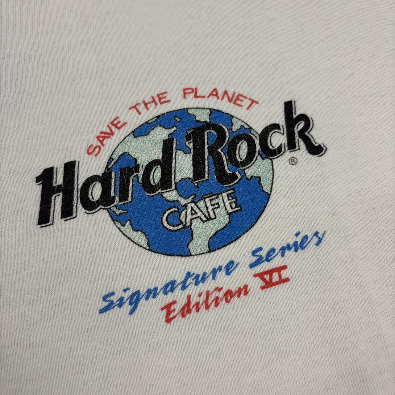 Vintage 90s USA Hard Rock Cafe signature series Elton John music t-shirt