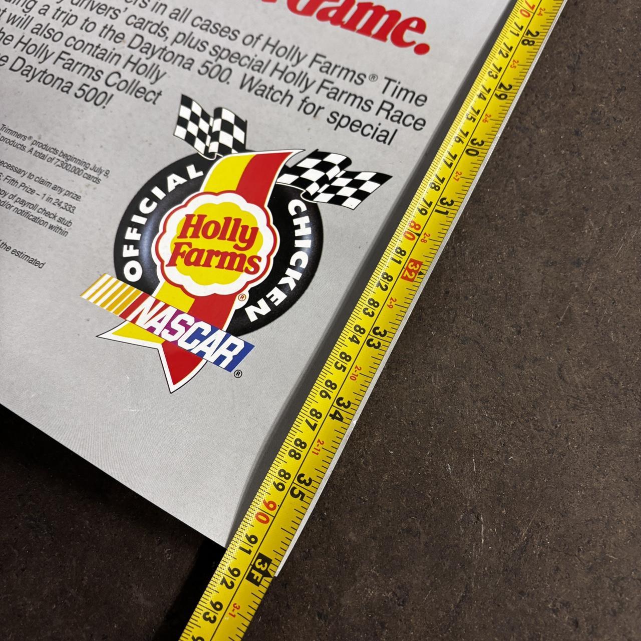 Vintage 90s Daytona 500 poster NASCAR automobile motorsport print