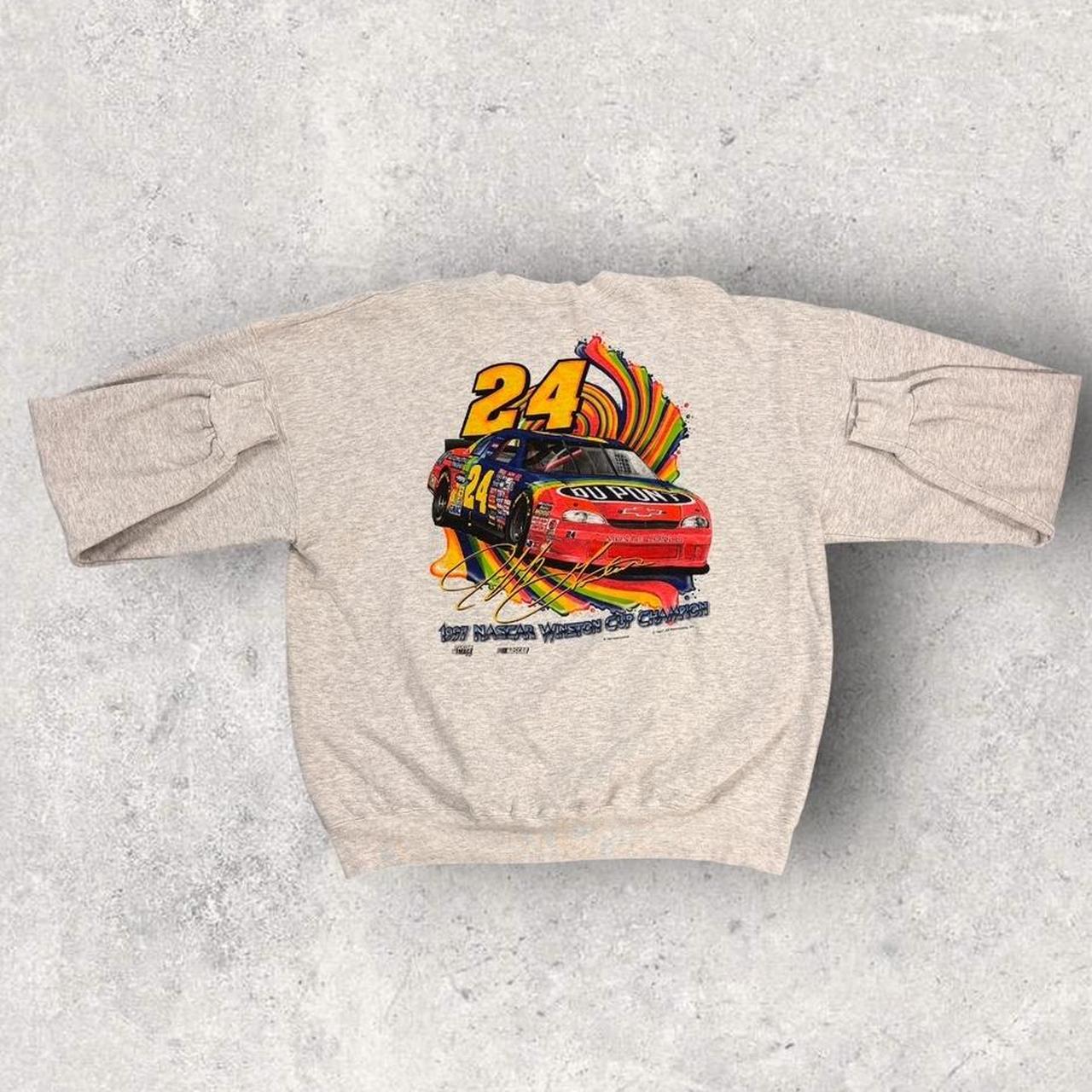 Vintage 90s USA Dale Earnhardt NASCAR Winston Cup champion motorsport graphic sweatshirt