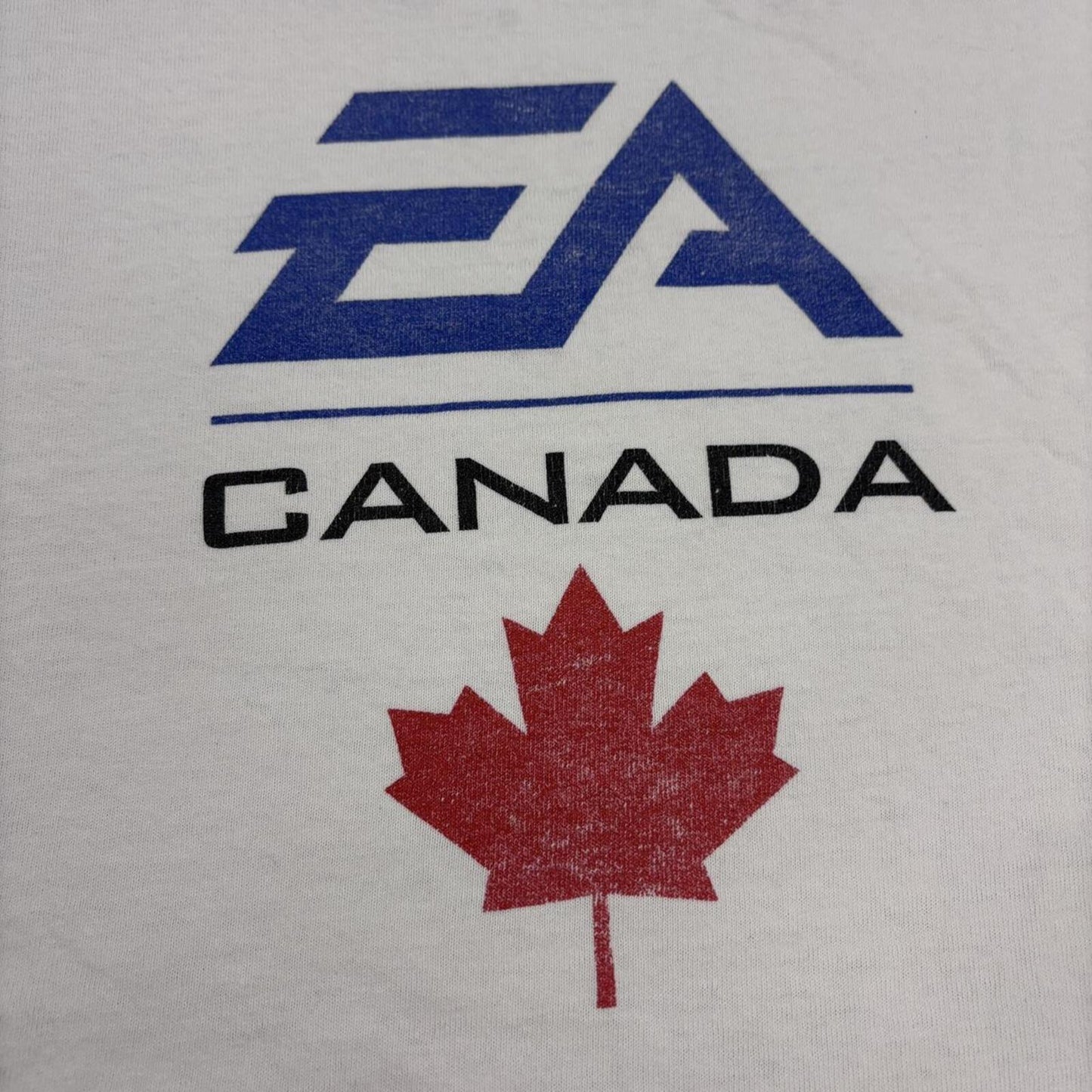 Vintage 90s EA Canada electronic arts video game developer gaming t-shirt