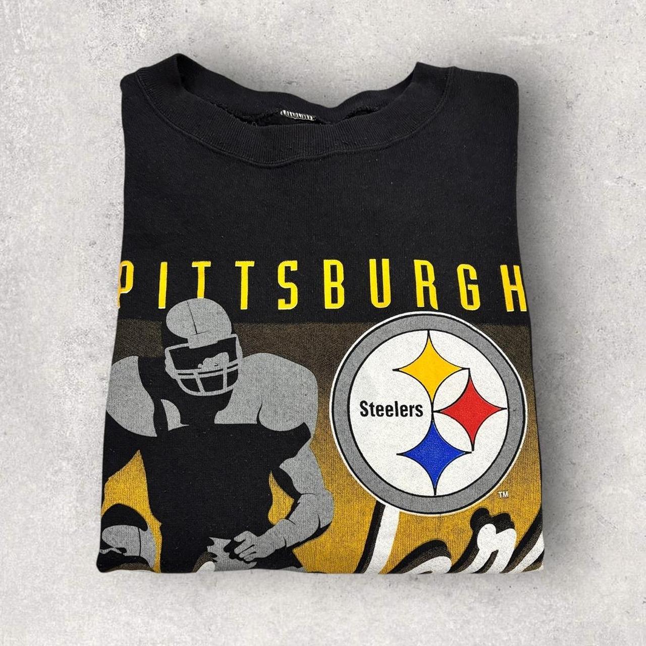 Vintage 90s USA Pittsburgh Steelers NFL American Football graphic sweatshirt