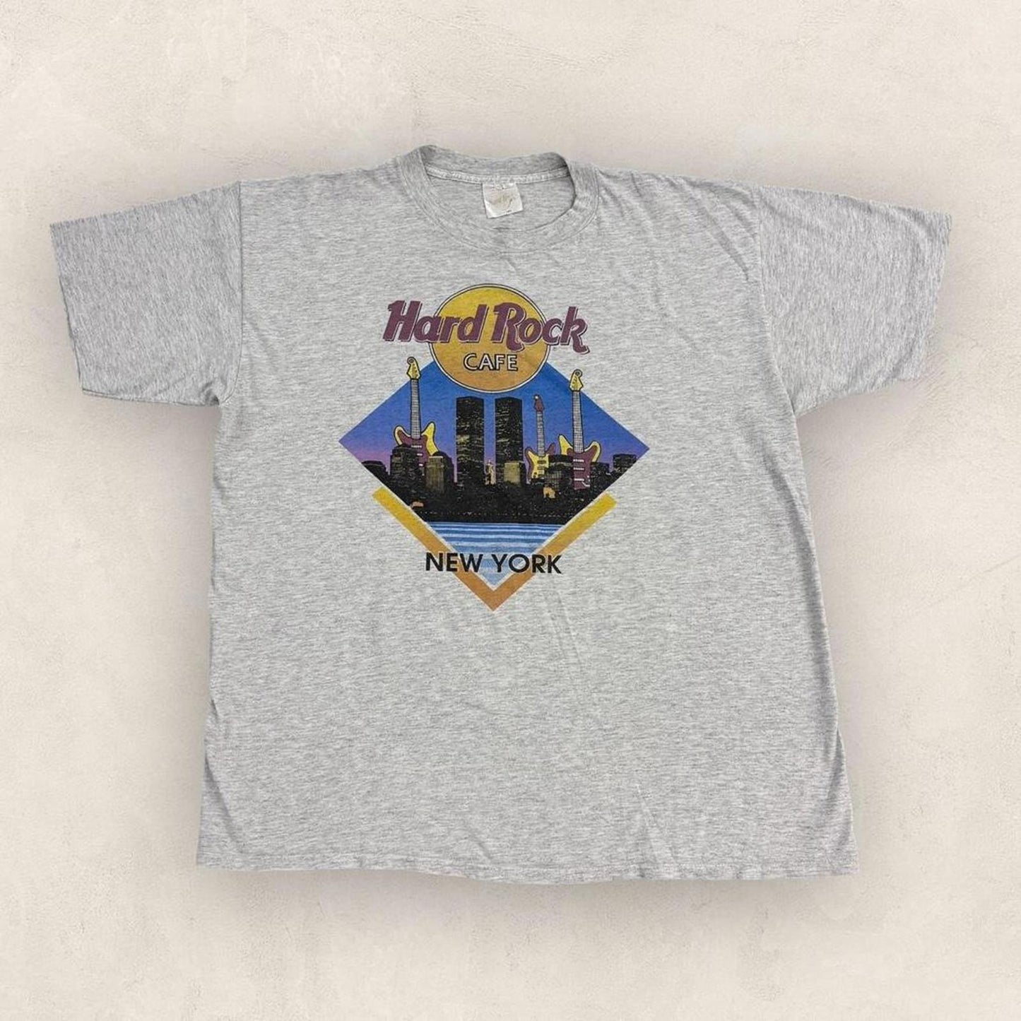 Vintage 90s USA Hard Rock Cafe New York bar restaurant graphic t-shirt