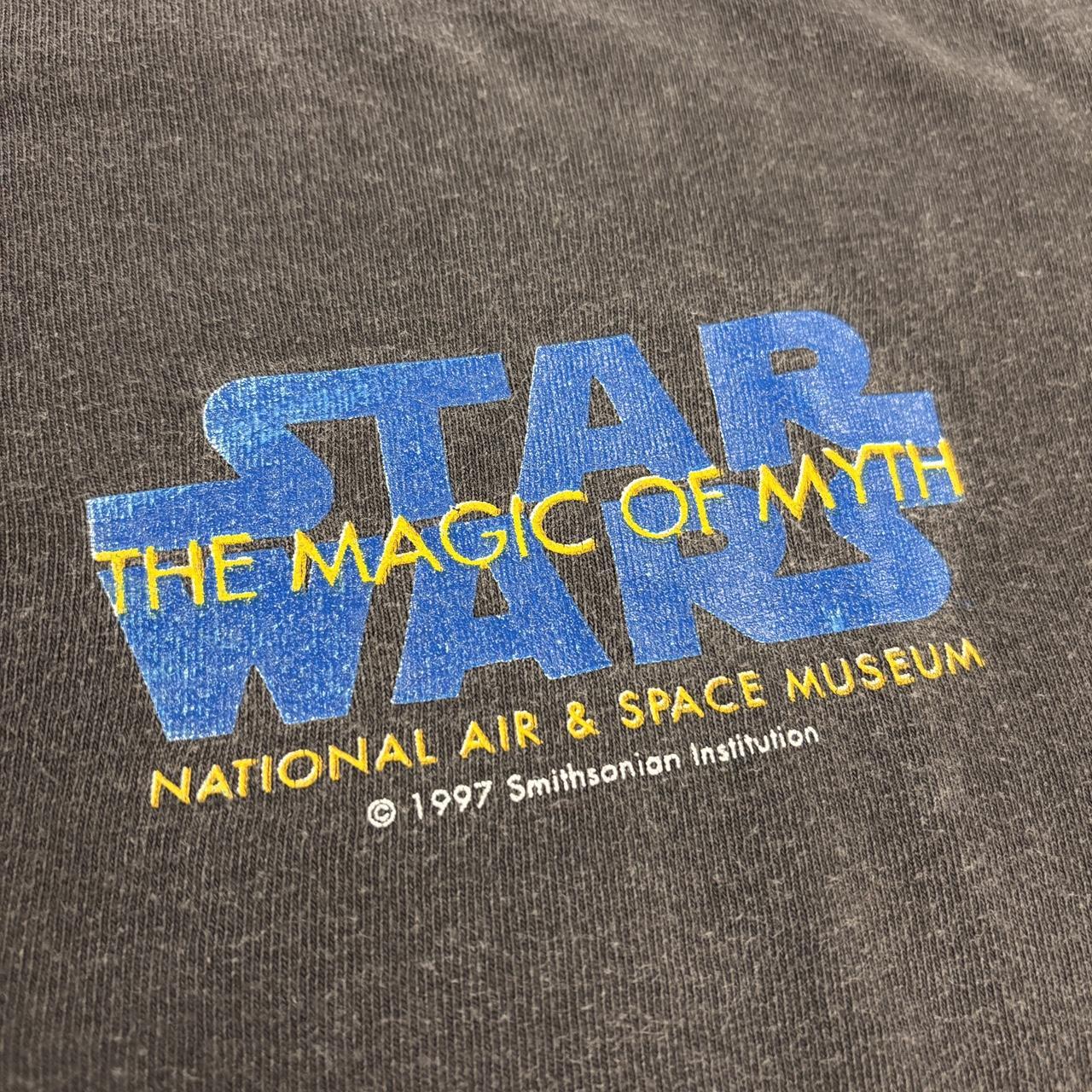 Vintage 90s USA Star Wars Movie National Air & Space Museum Smithsonian graphic t-shirt