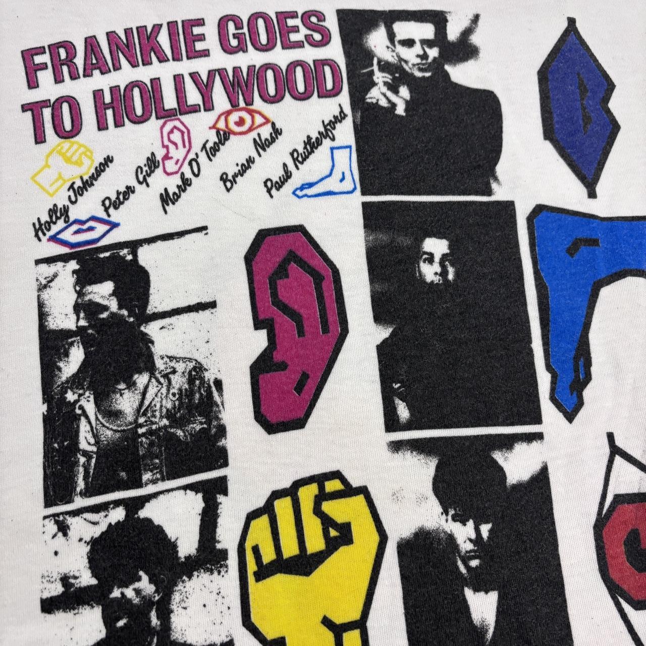 Vintage 80s Frankie Goes to Hollywood UK Tour band t-shirt