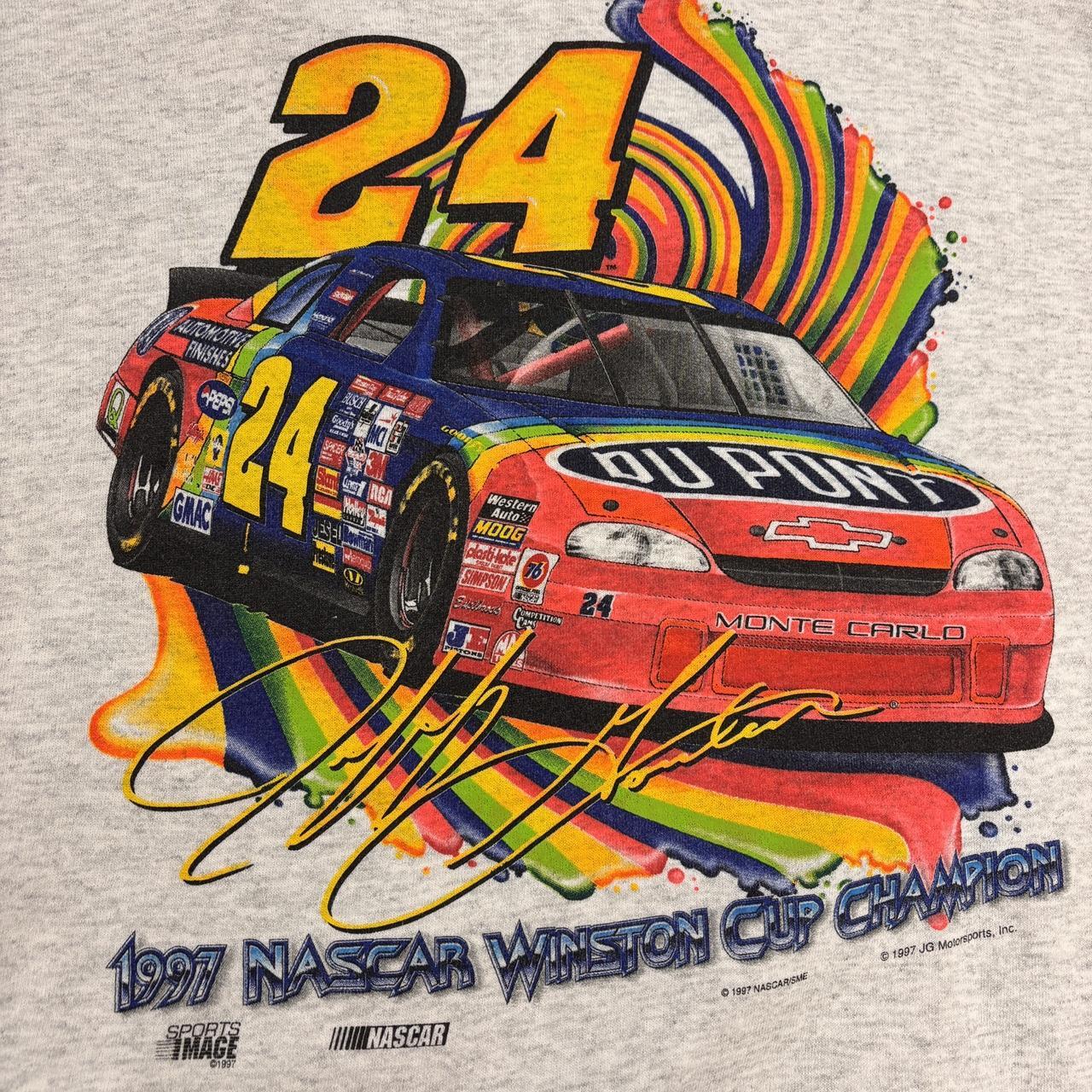 Vintage 90s USA Dale Earnhardt NASCAR Winston Cup champion motorsport graphic sweatshirt