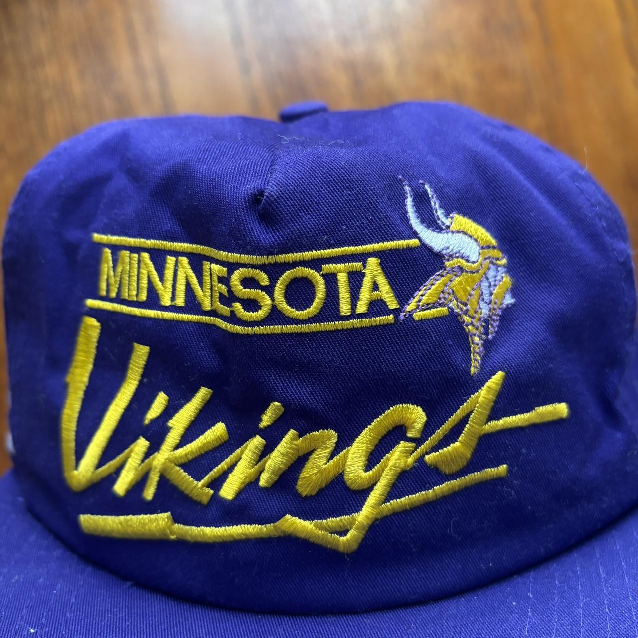 Vintage 90s USA Minnesota Vikings NFL American Football graphic cap