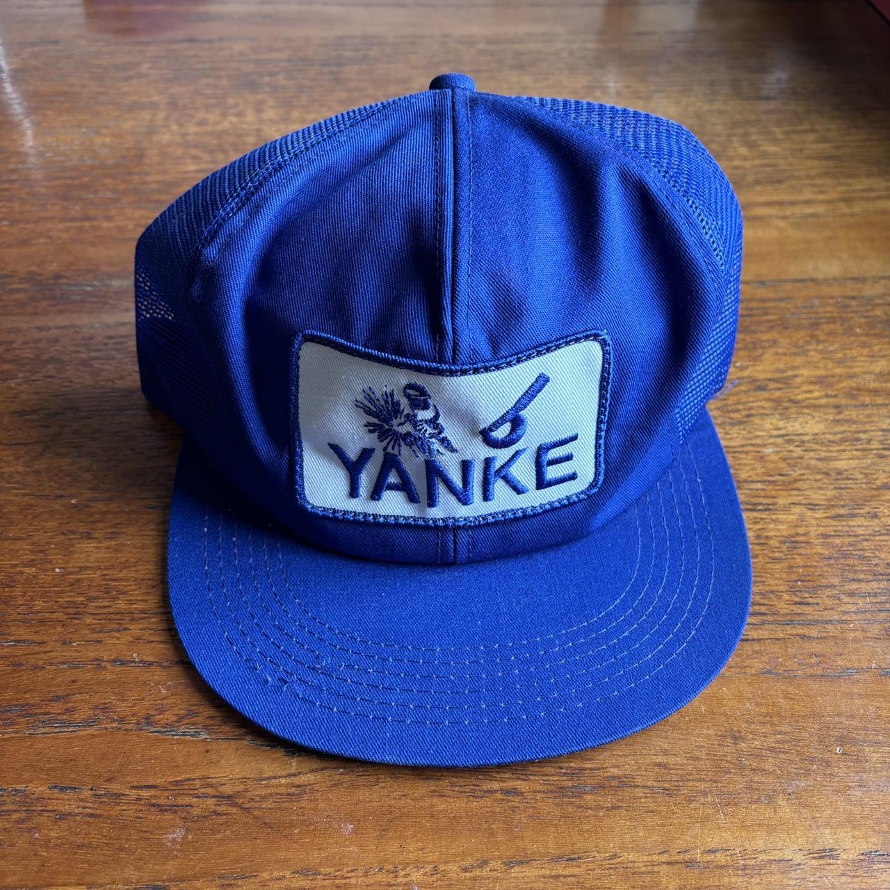 Vintage 90s USA Yanke welding graphic trucker cap