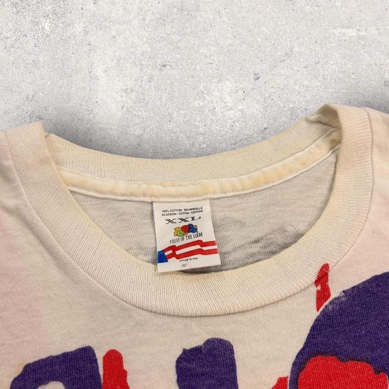 Vintage 90s USA U2 Zoo TV Tour Concert graphic band t-shirt