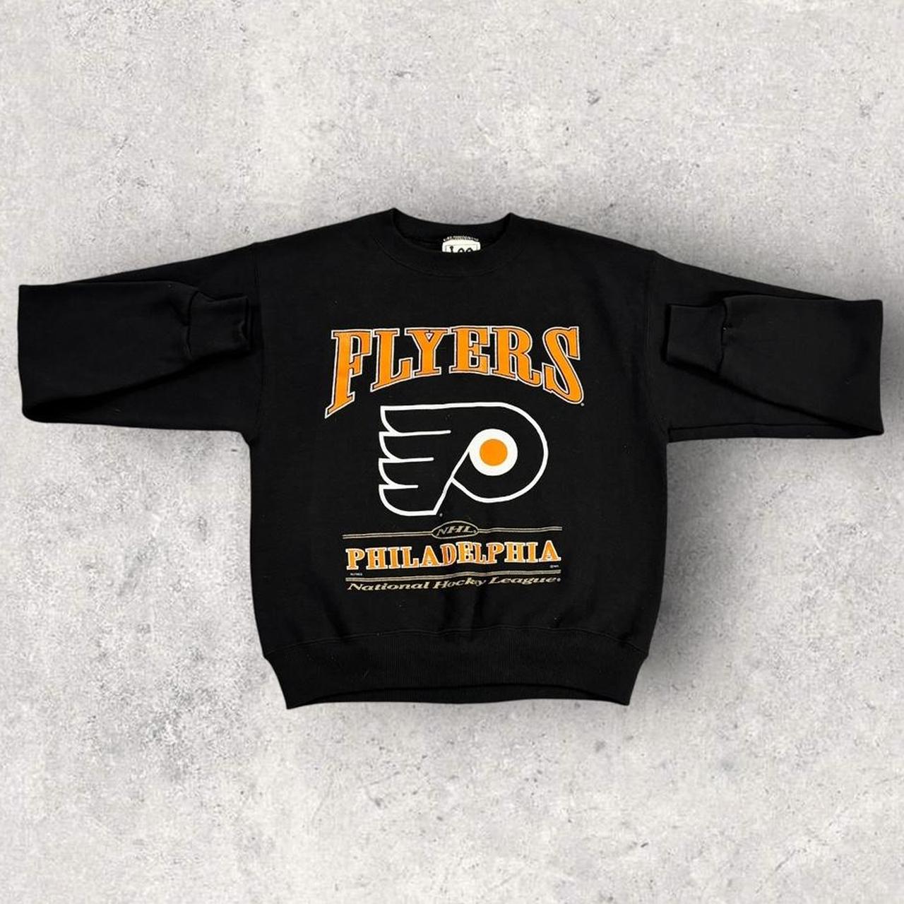 Vintage 90s USA Philadelphia Flyers NHL ice hockey graphic sweatshirt