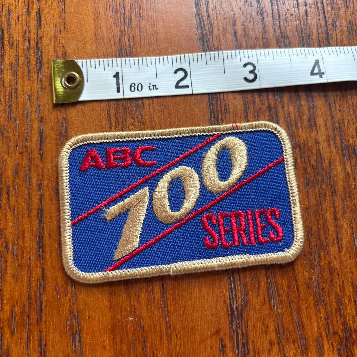 Vintage 90s USA bowling ABC 700 series embroidered patch