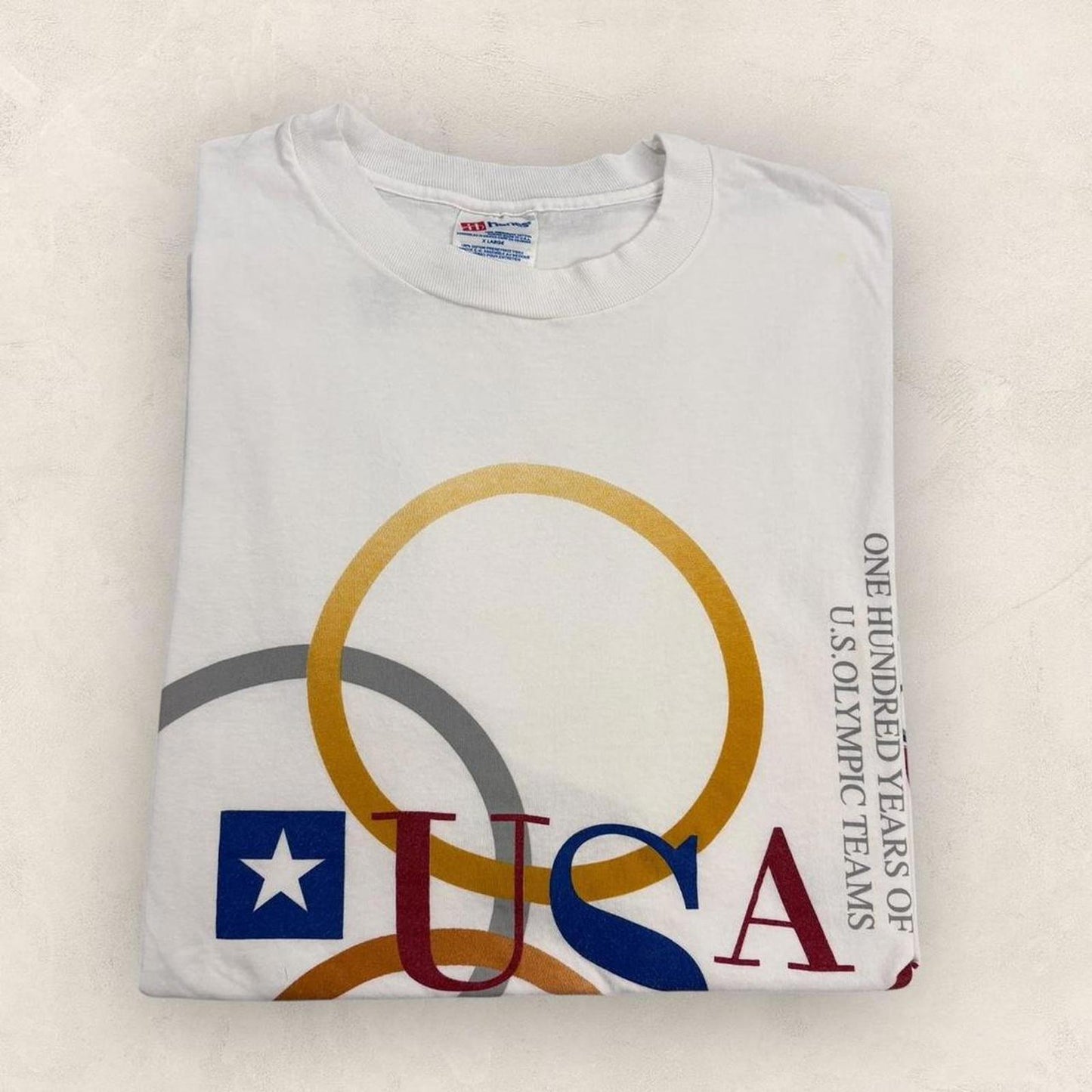 Vintage 90s USA Atlanta Olympics centennial summer games athletics t-shirt