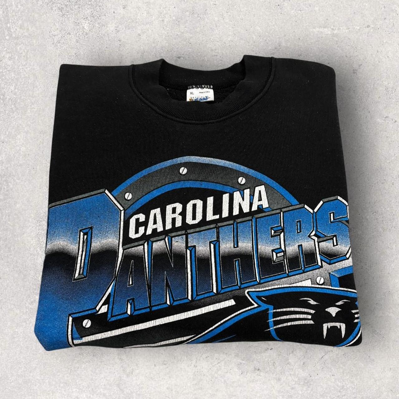 Vintage 90s USA Carolina Panthers NFL American Football graphic sweatshirt