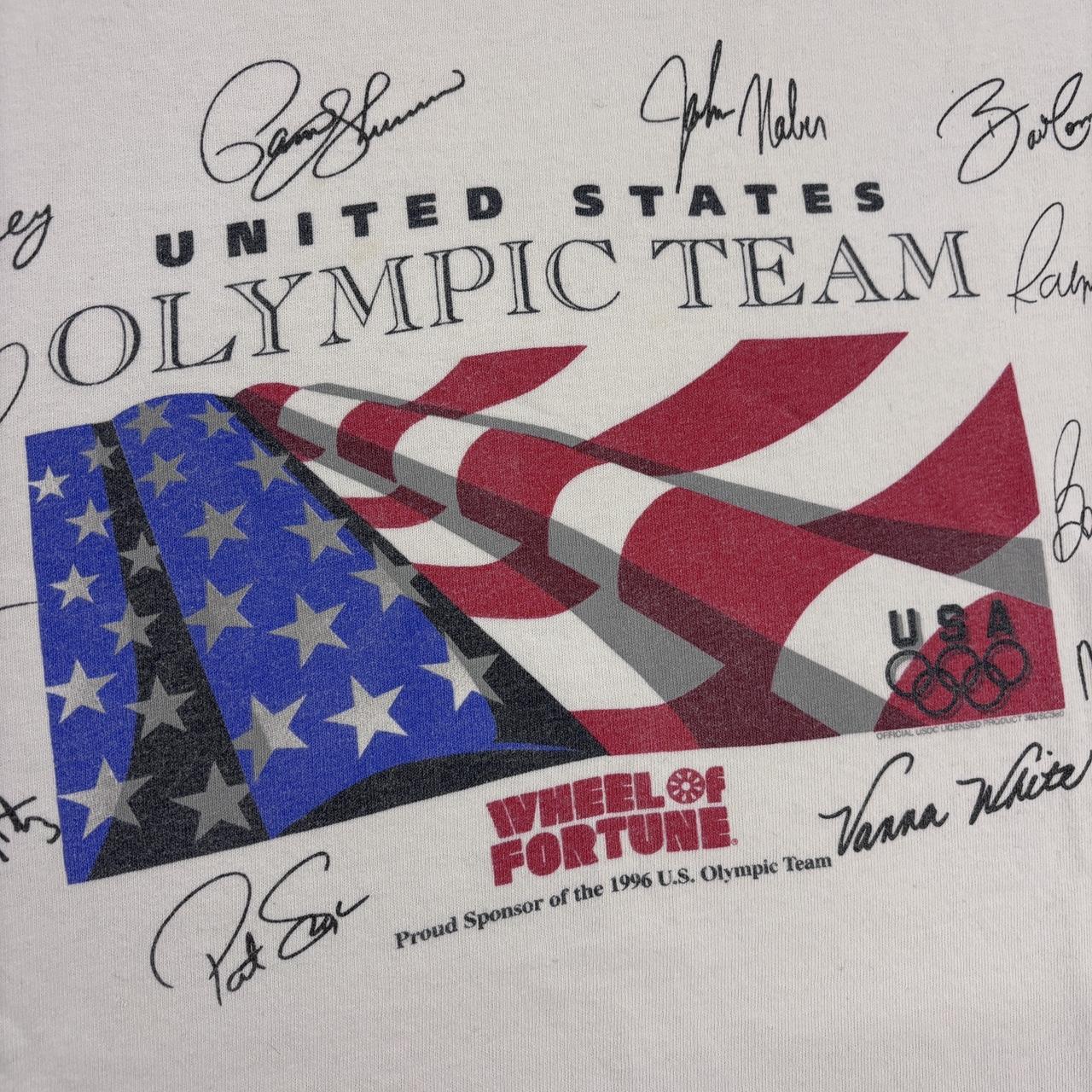 Vintage 90s USA Atlanta Olympics team summer games athletics graphic t-shirt