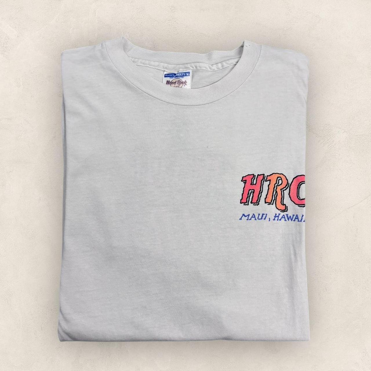 Vintage 90s USA Hard Rock Cafe Maui Hawaii bar restaurant graphic t-shirt