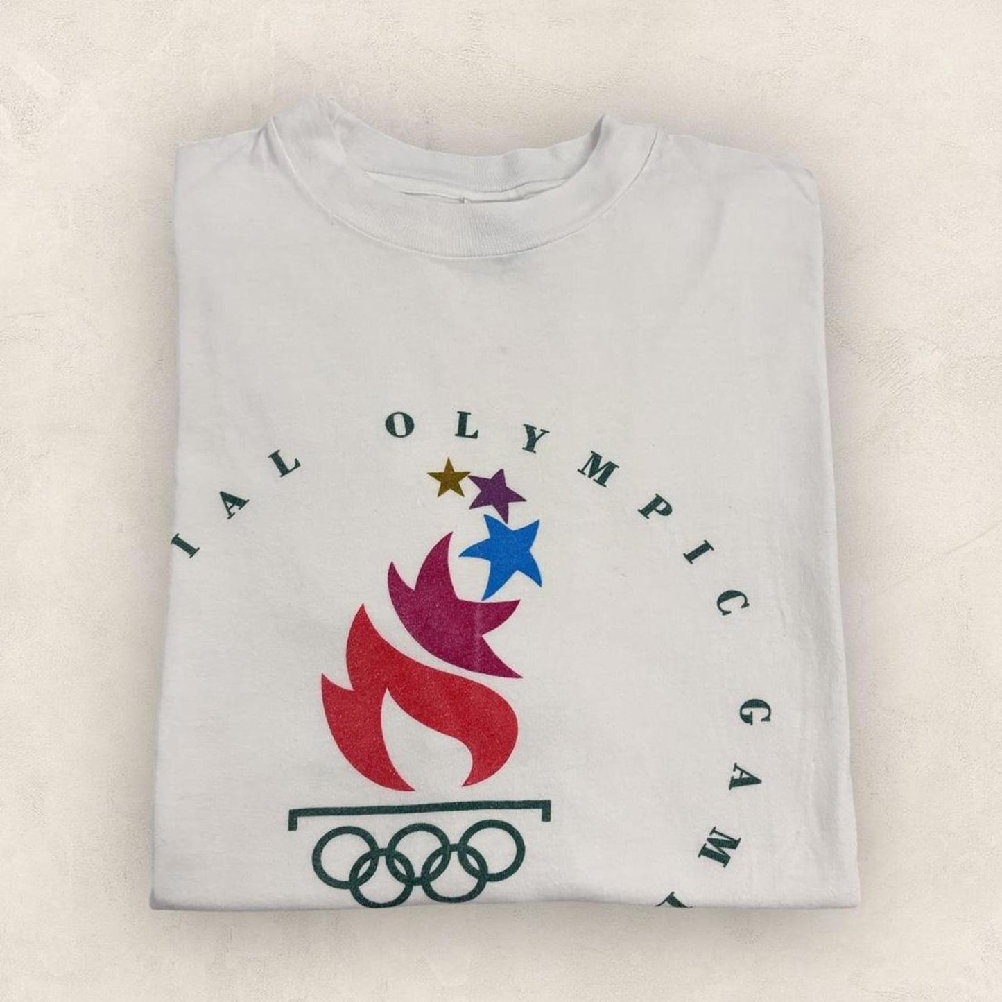 Vintage 90s USA Atlanta Olympics summer games athletics graphic t-shirt