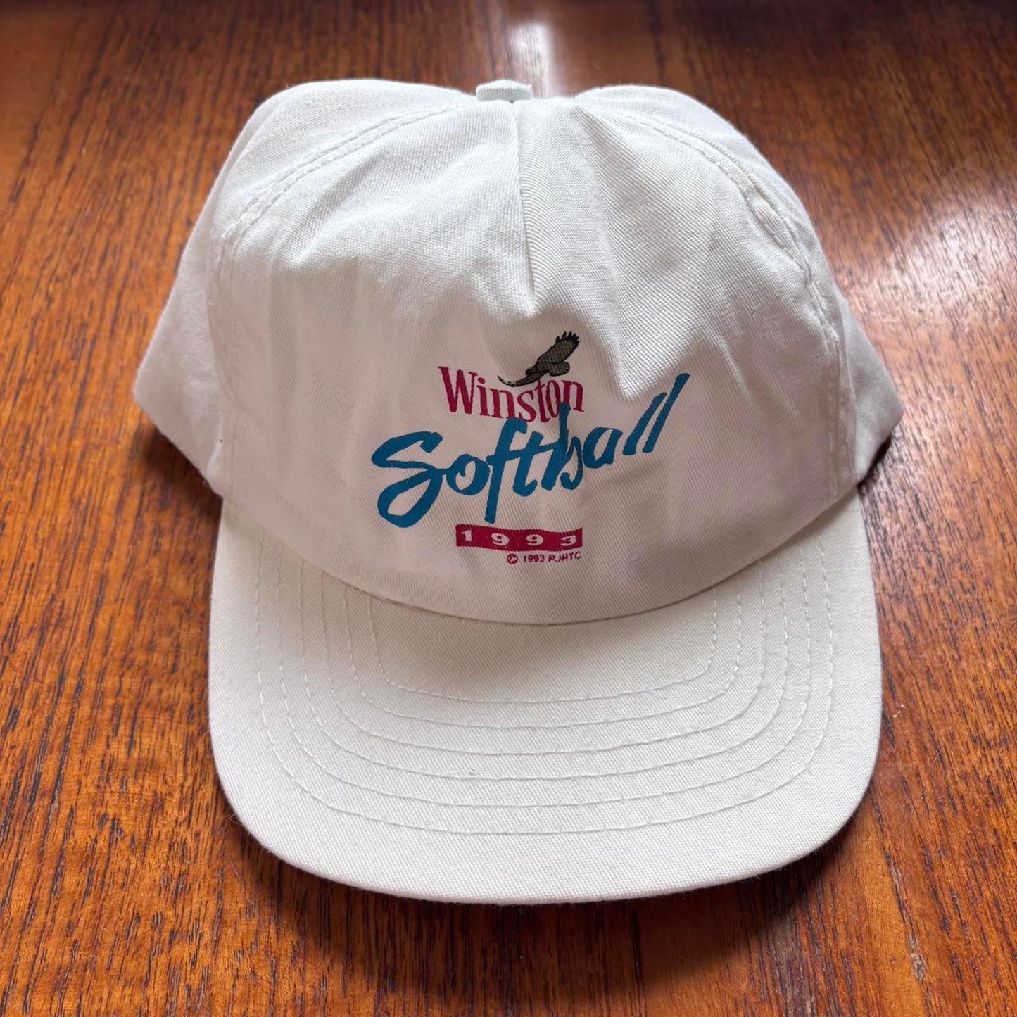 Vintage 90s USA Winston cigarettes softball promotional graphic cap