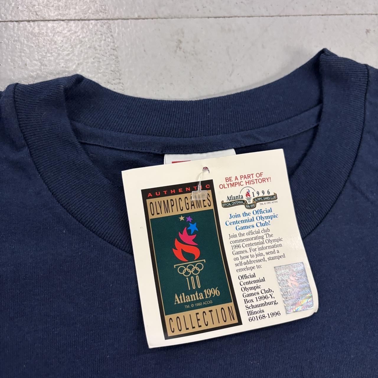 Vintage 90s USA Atlanta Olympics summer games athletics graphic t-shirt