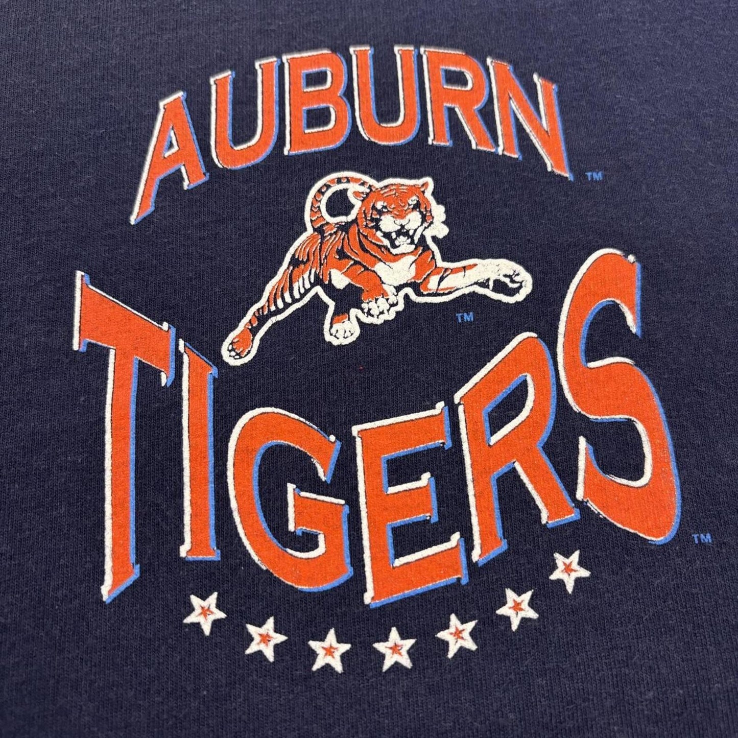 Vintage 90s Auburn Tigers Alabama university varsity American Football t-shirt