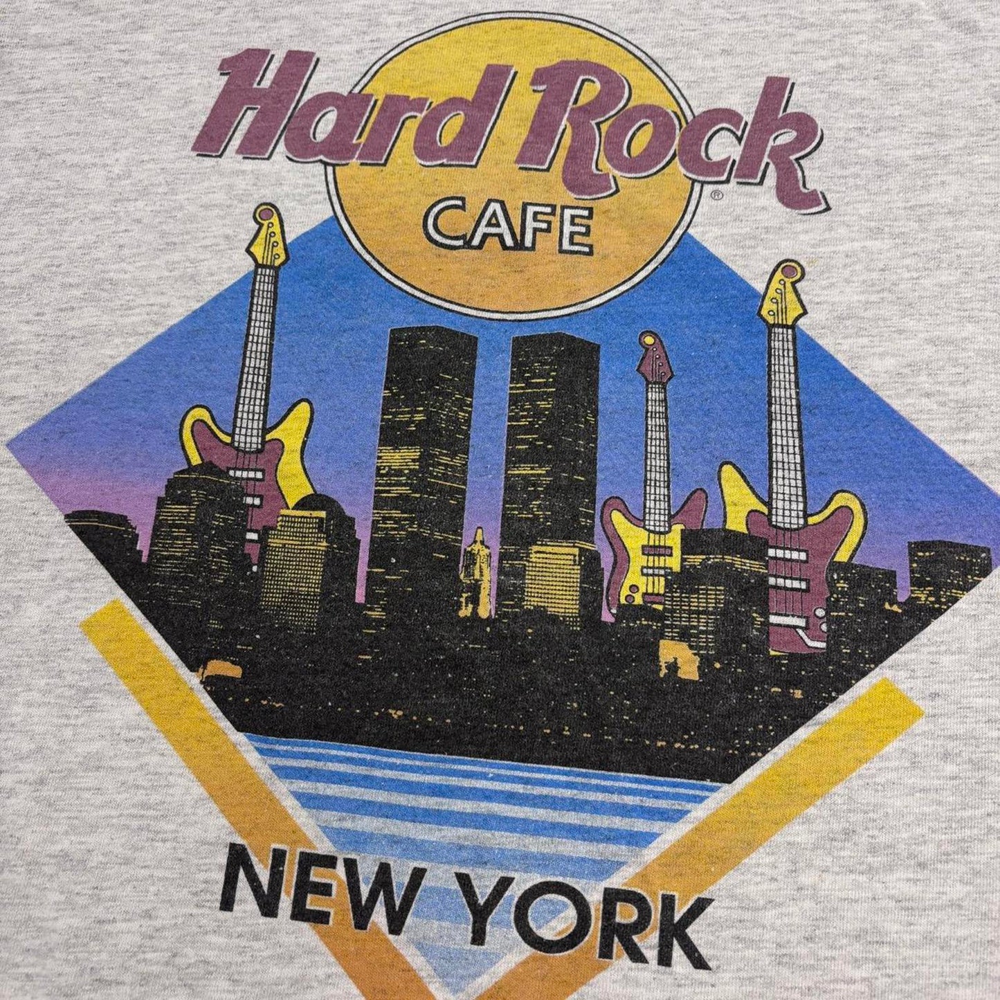 Vintage 90s USA Hard Rock Cafe New York bar restaurant graphic t-shirt