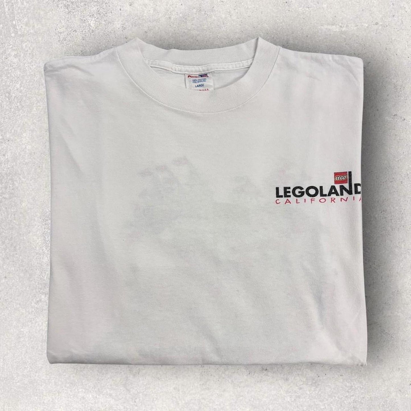 Vintage 90s USA Legoland California theme park graphic t-shirt