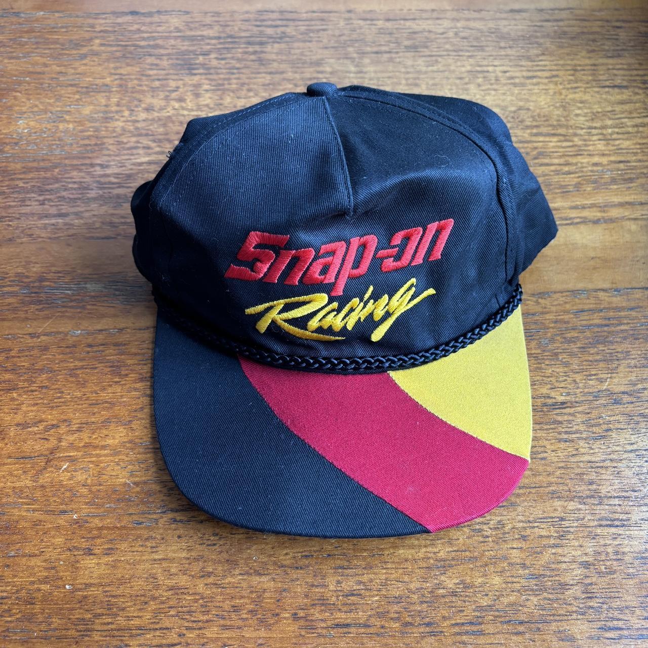 Vintage 90s USA Snap-on Racing automobile tools graphic baseball cap