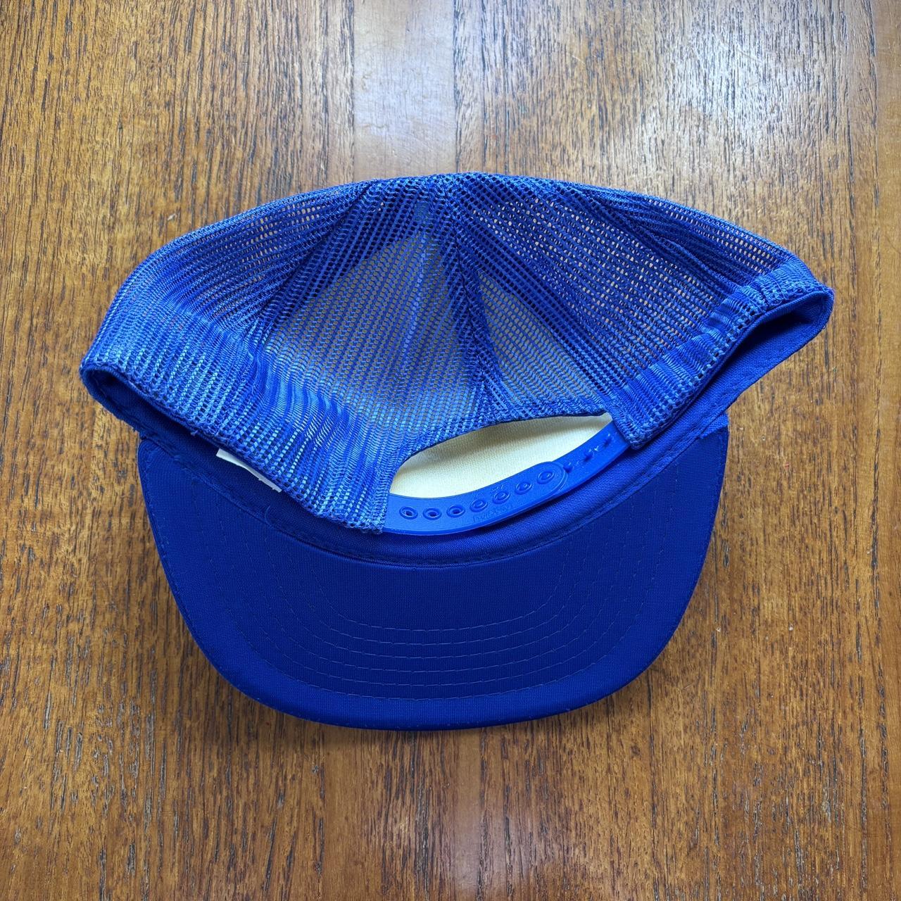 Vintage 80s USA Albertsons supermarket Bloomsday bunch graphic trucker cap