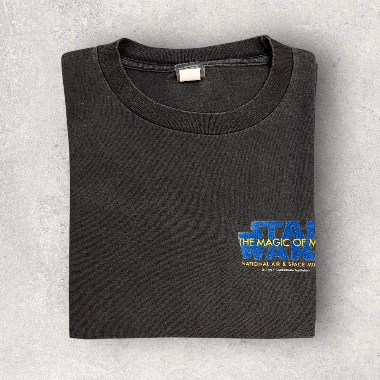 Vintage 90s USA Star Wars Movie National Air & Space Museum Smithsonian graphic t-shirt