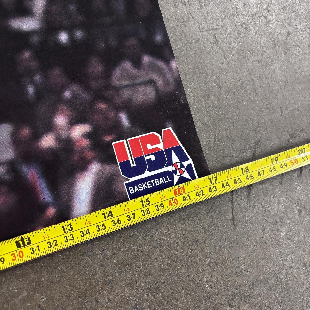 Vintage 90s Michael Jordan poster Team USA basketball Barcelona Olympics print