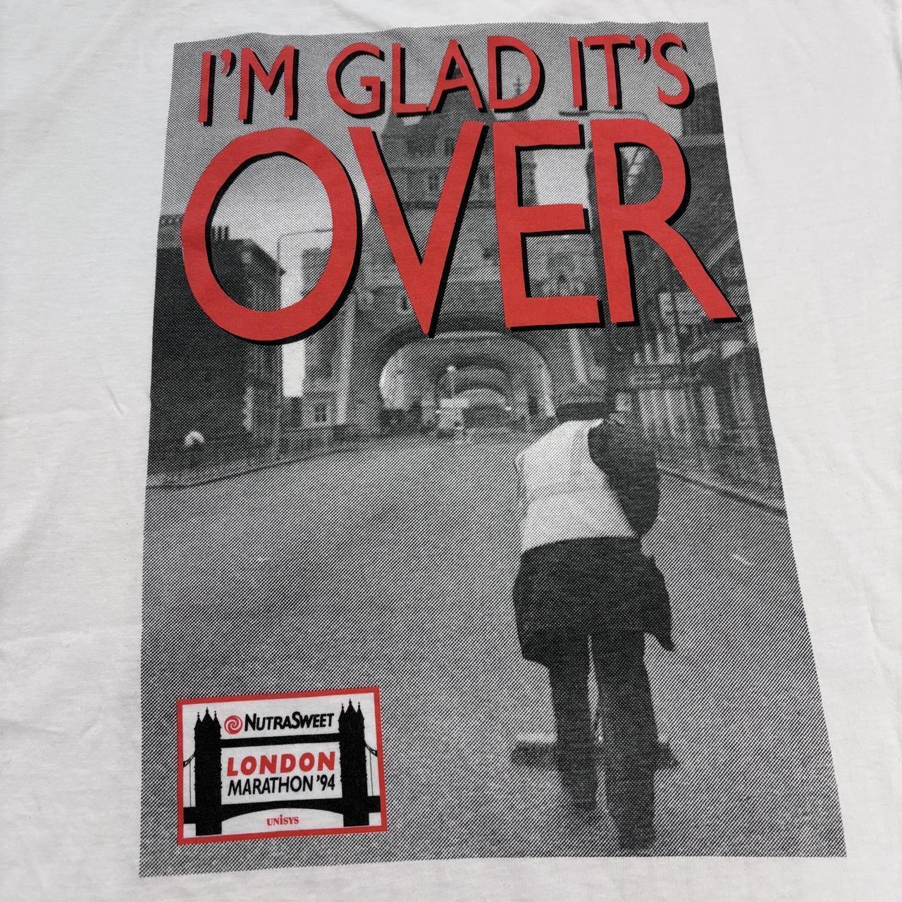 Vintage London Marathon 94 race running graphic t-shirt