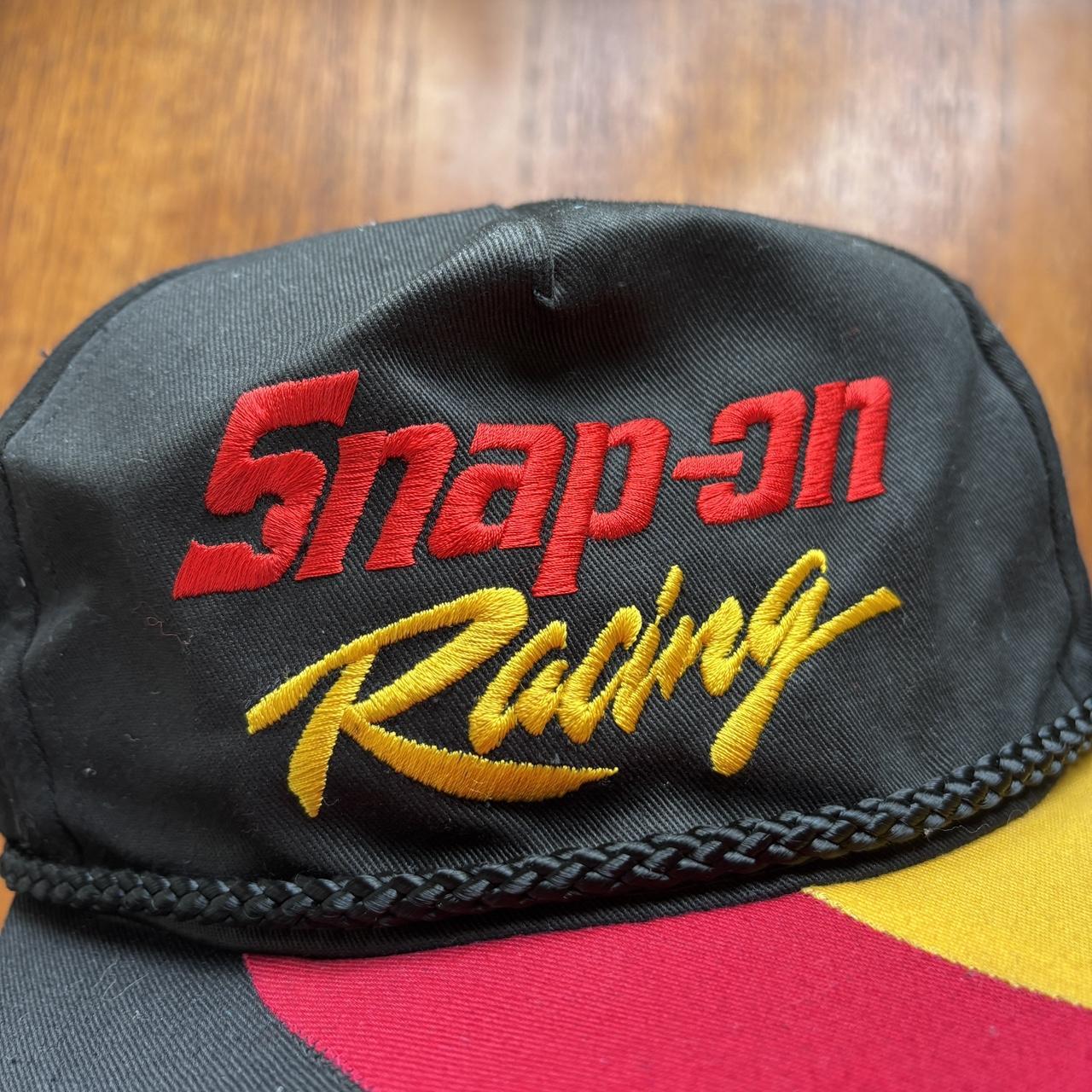 Vintage 90s USA Snap-on Racing automobile tools graphic baseball cap