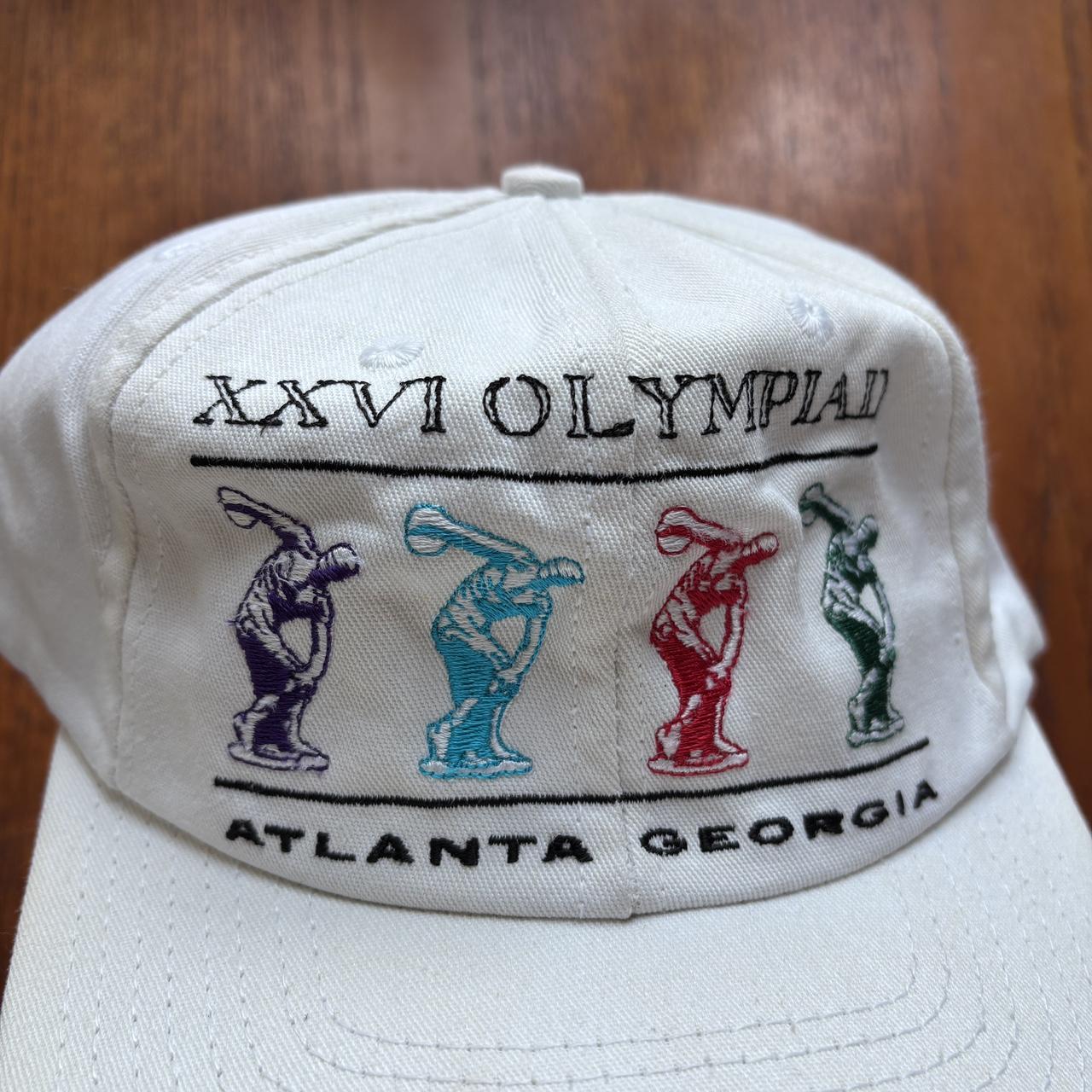 Vintage 90s USA Atlanta Olympics summer games athletics promotional baseball cap
