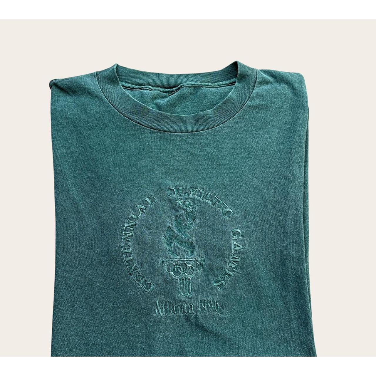Vintage 90s USA Atlanta Olympics summer games athletics embroidered t-shirt