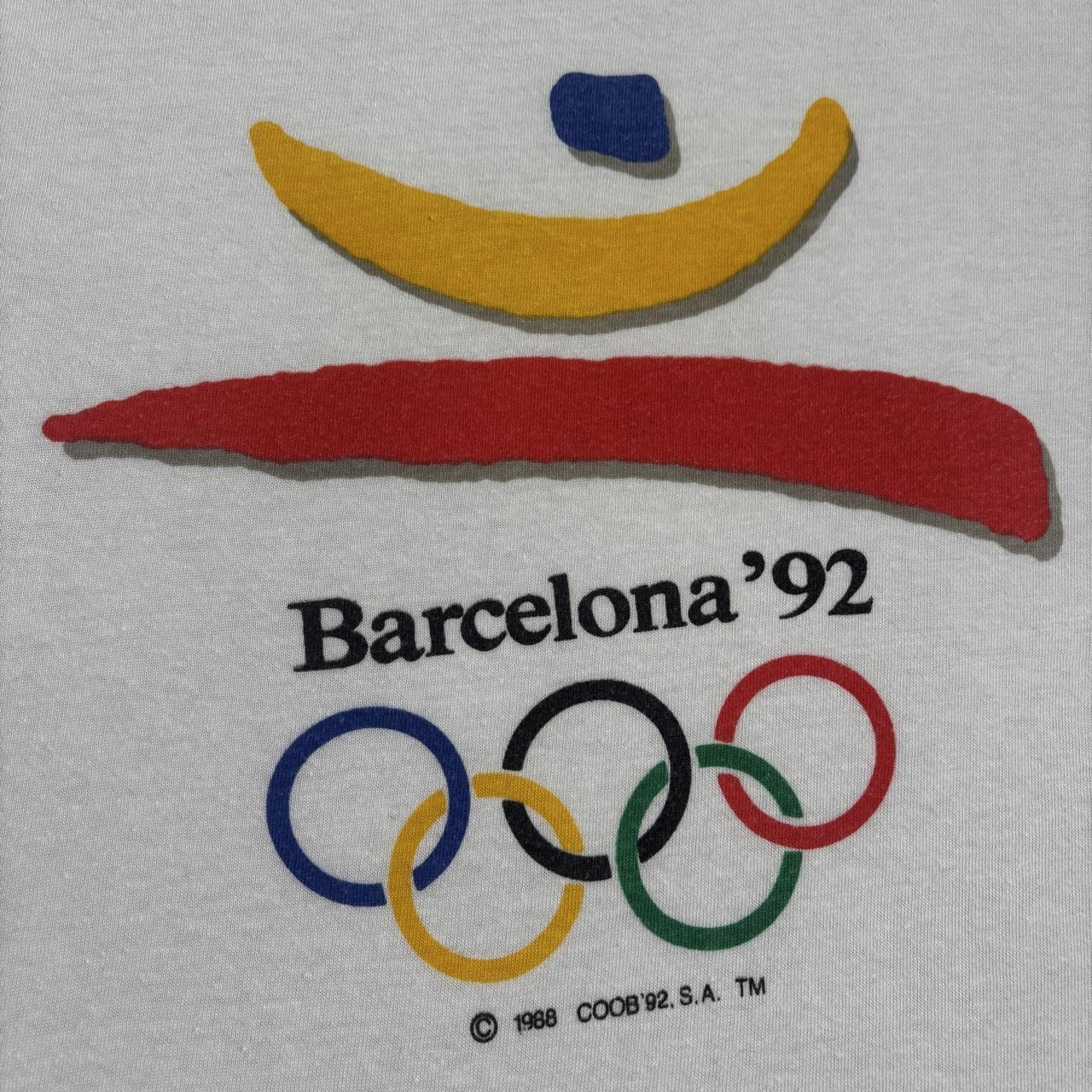 Vintage Barcelona Olympics ‘92 summer games athletics Spain t-shirt