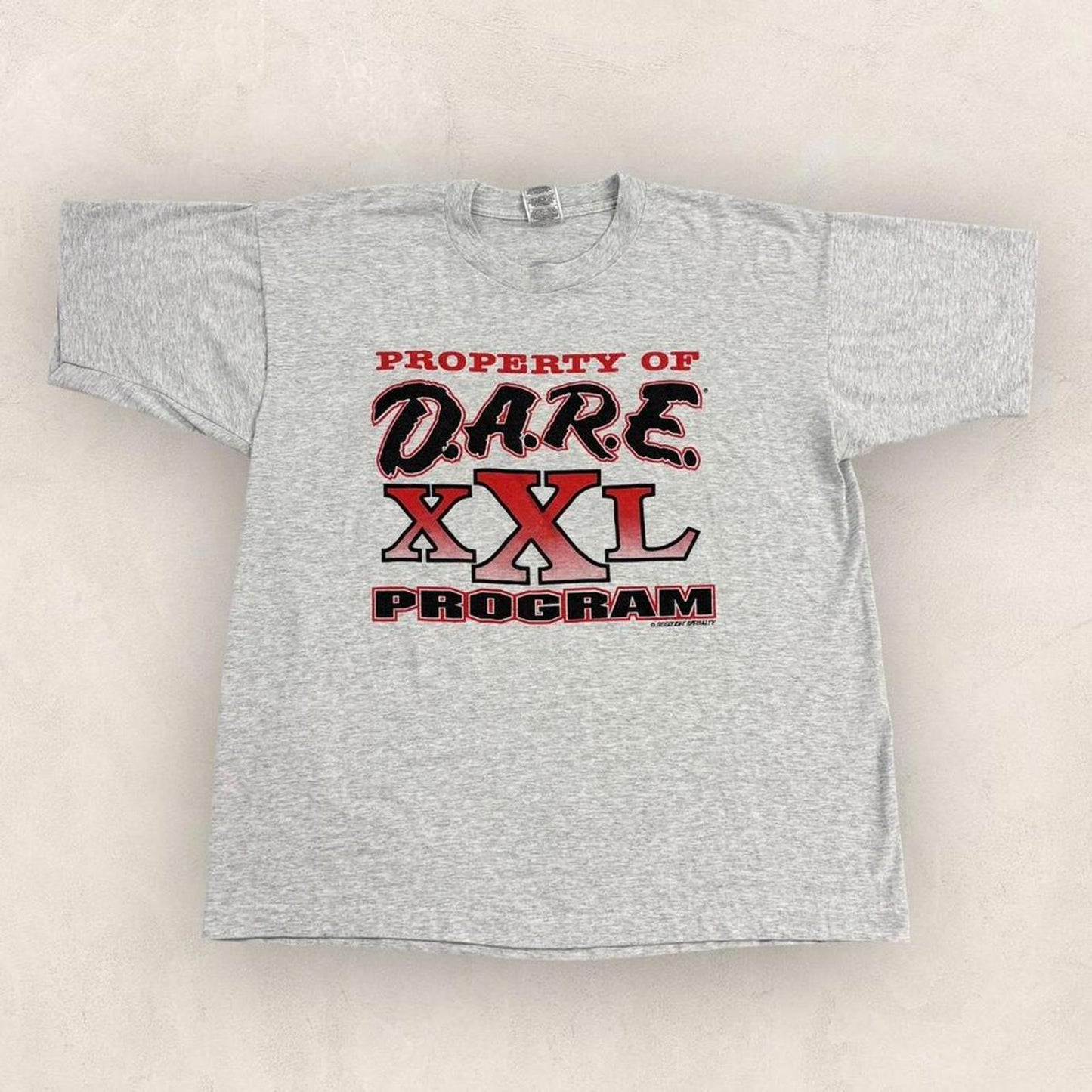 Vintage 90s usa DARE XXL Program drug resistance and education graphic t-shirt