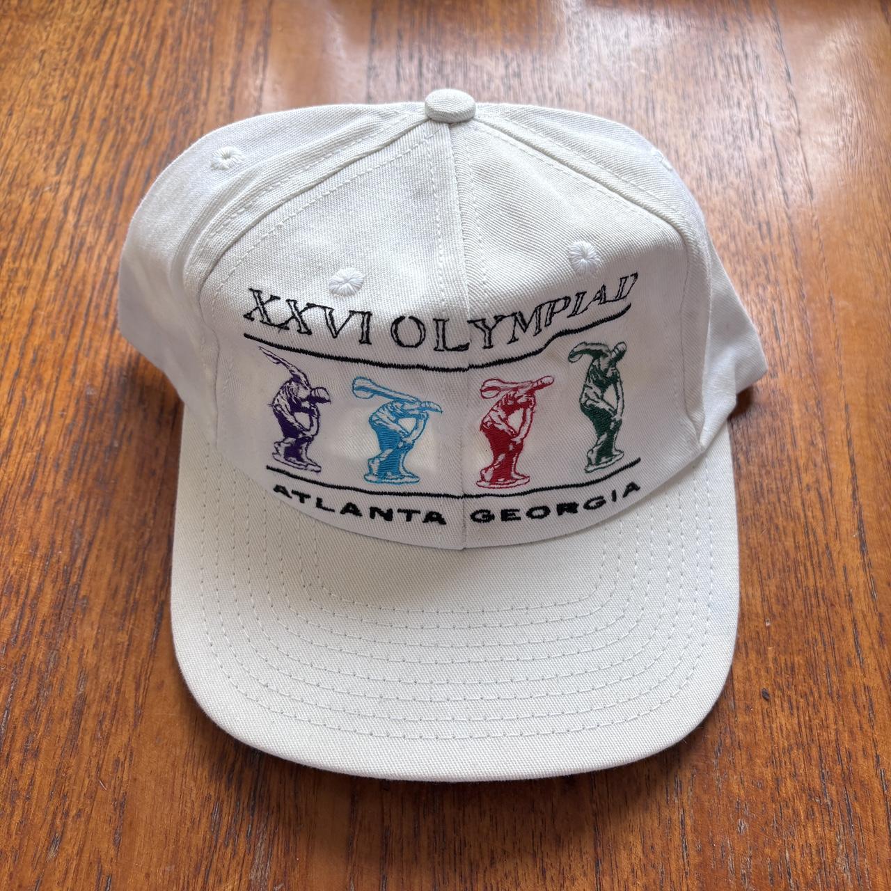 Vintage 90s USA Atlanta Olympics summer games athletics promotional baseball cap