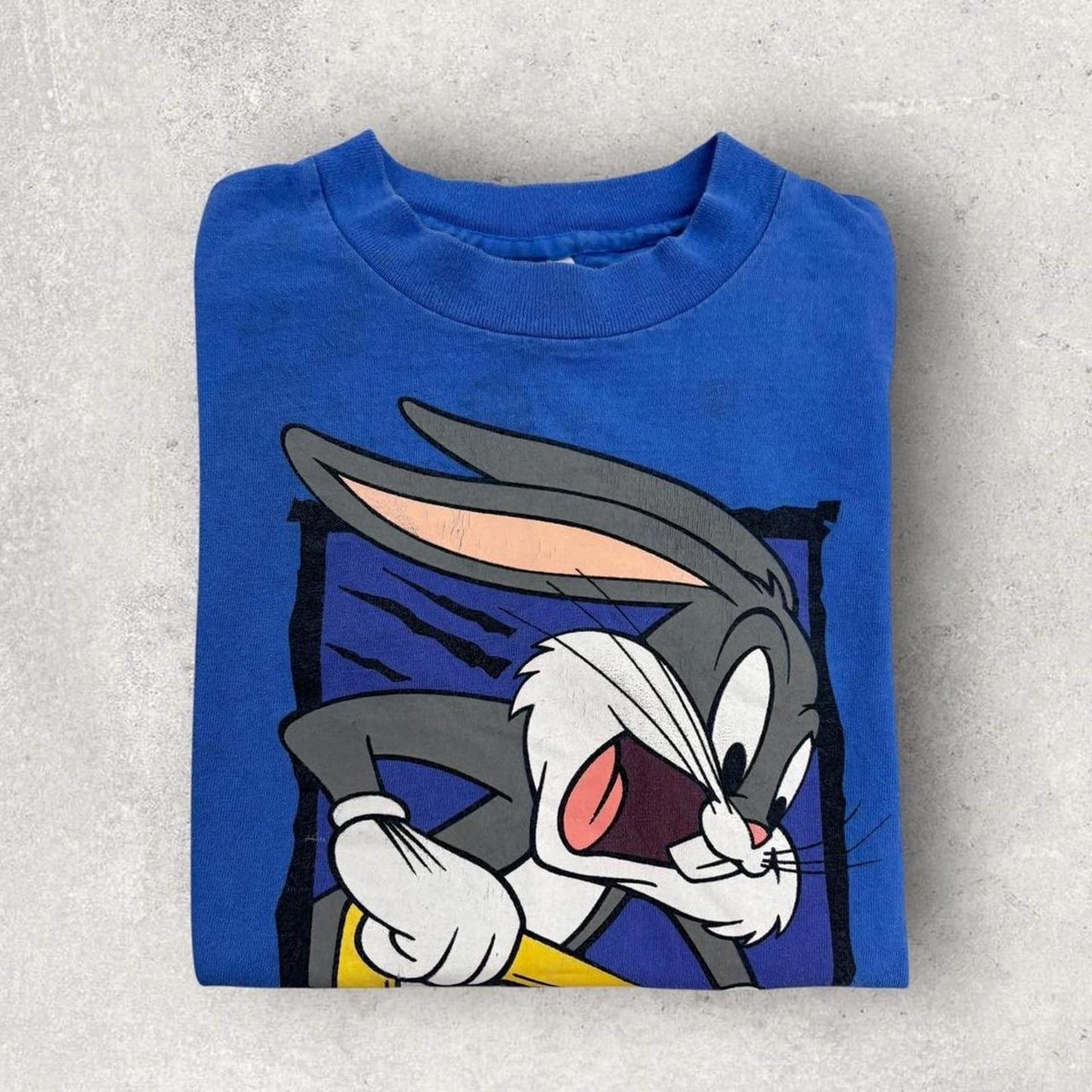 Vintage 90s USA Bugs Bunny Looney Tunes Six Flags theme park graphic t-shirt