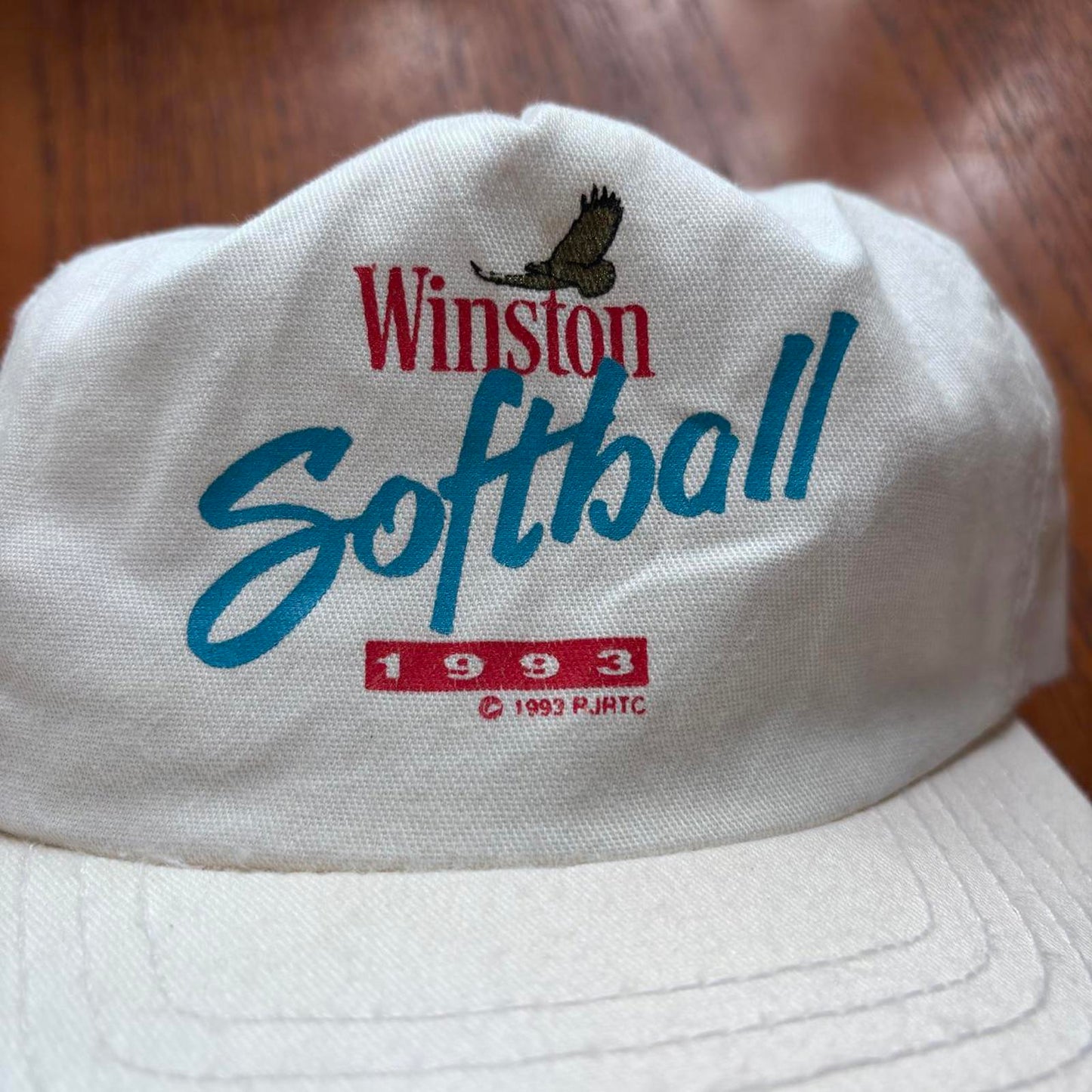 Vintage 90s USA Winston cigarettes softball promotional graphic cap