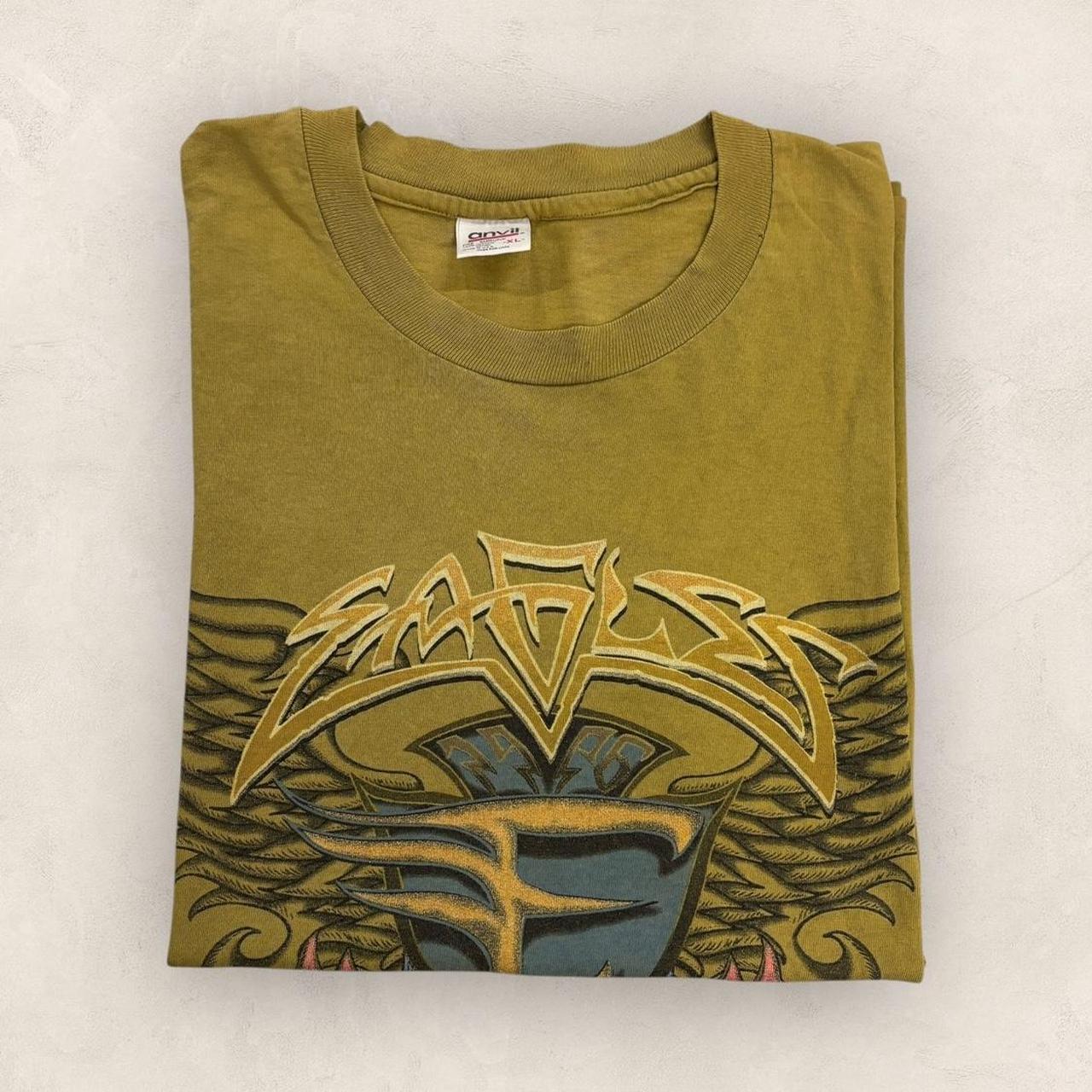 Vintage 90s USA The Eagles hells freezes over world tour rock music band t-shirt