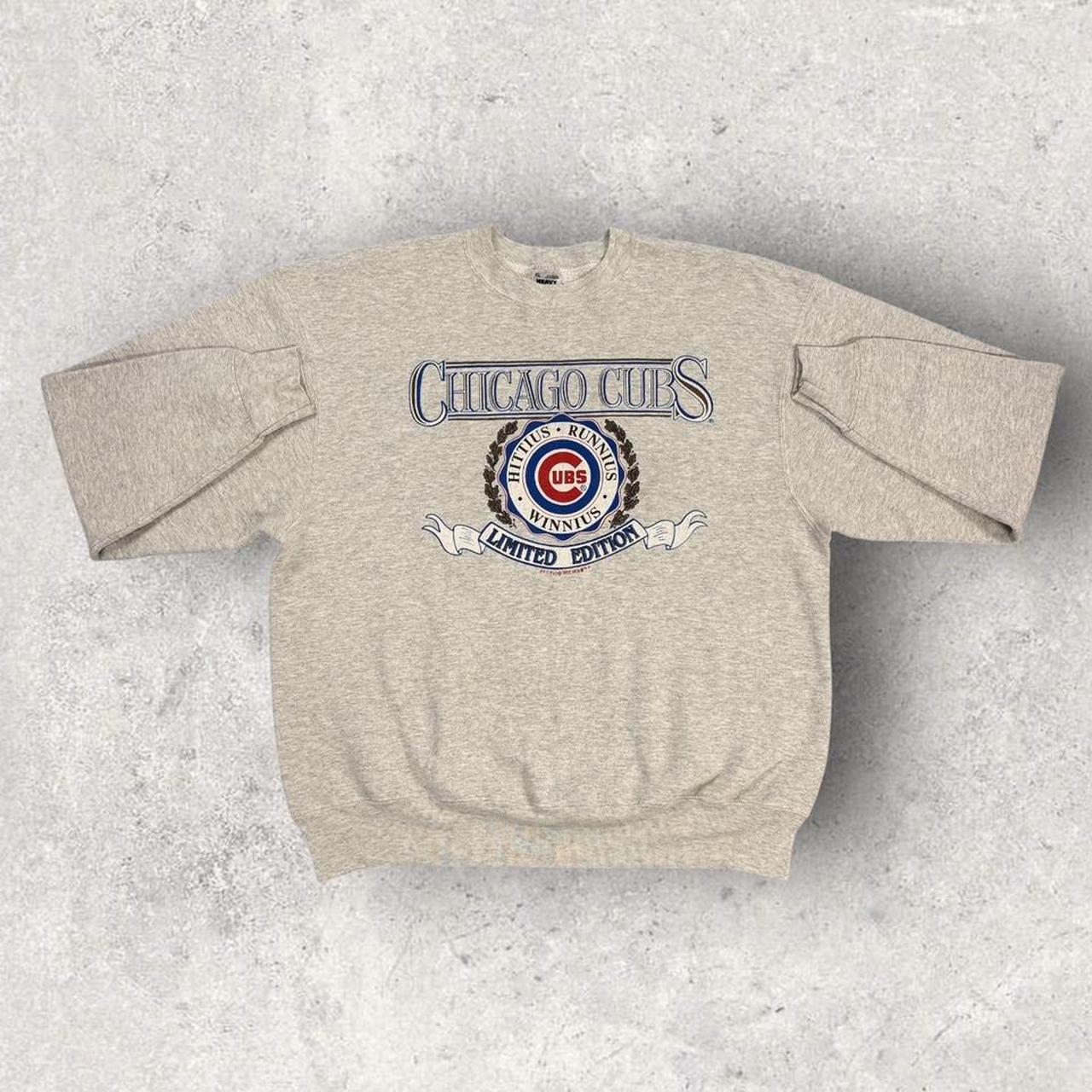 Vintage 90s USA Chicago Cubs MLB baseball graphic sweatshirt