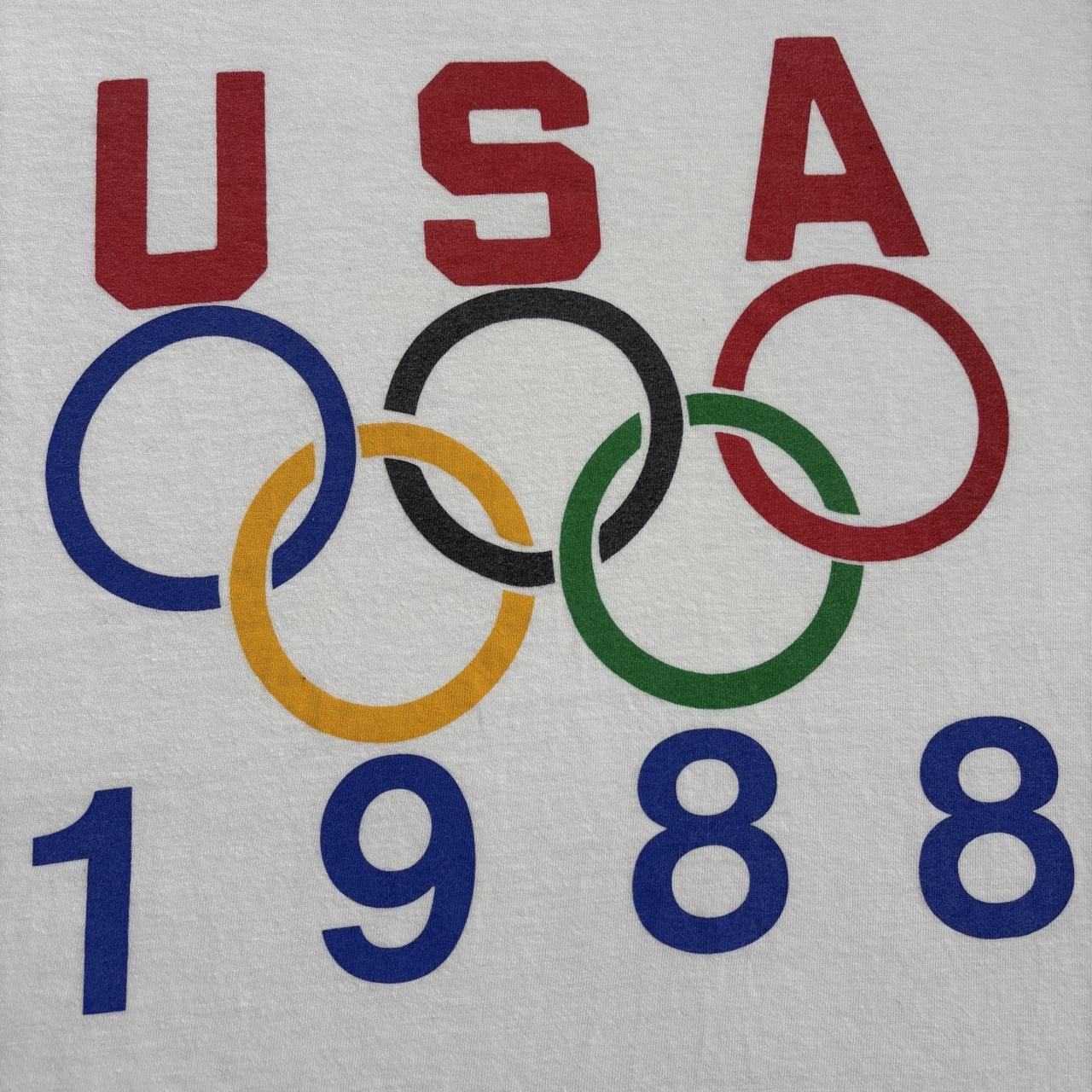 Vintage Seoul Olympics ‘88 Korea Team USA summer games athletics t-shirt