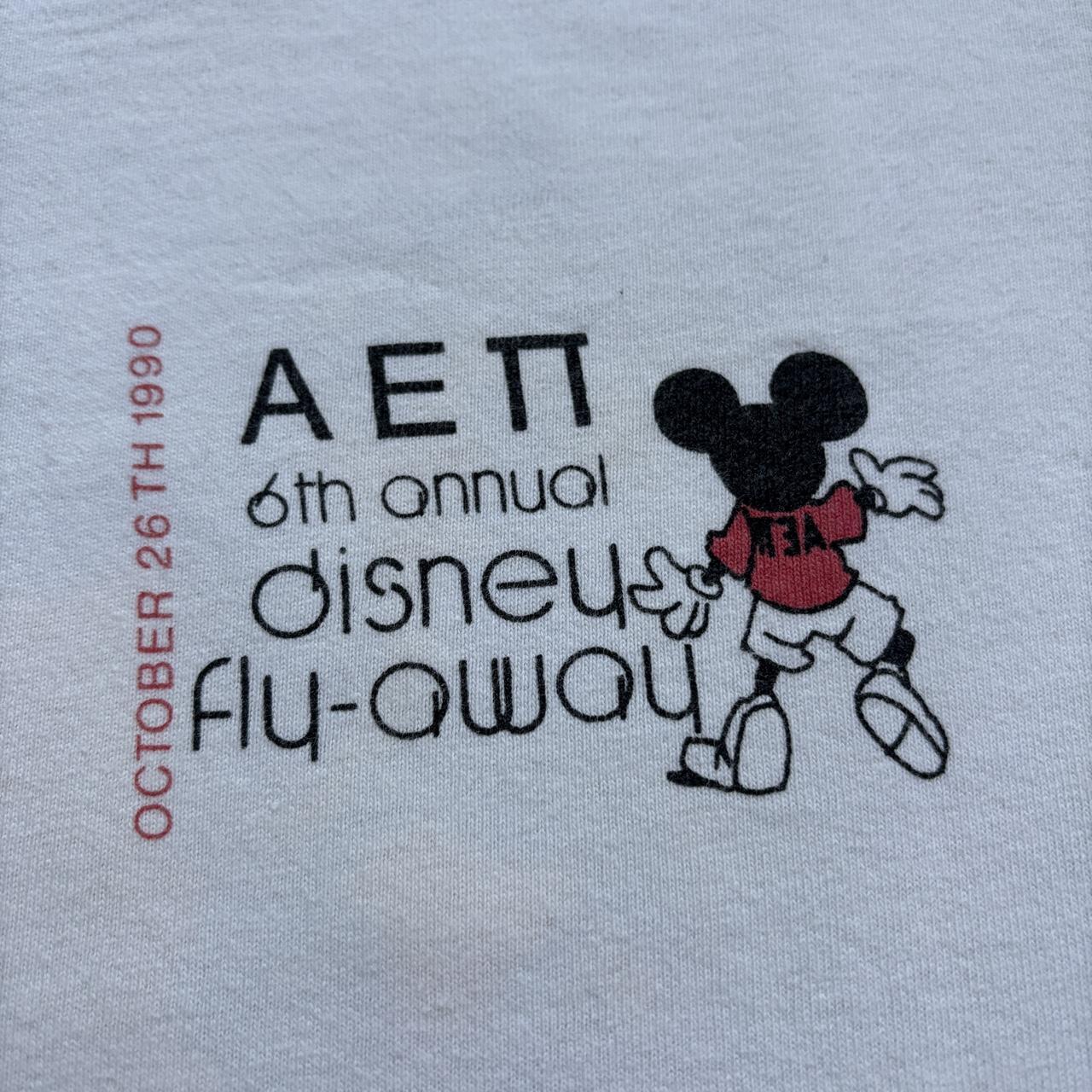 Vintage 90s Disney fly away Association European travel agents souvenir t-shirt