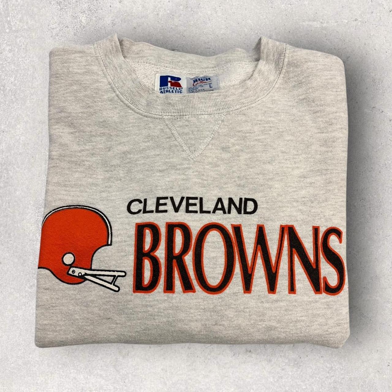 Vintage 90s USA Cleveland Browns NFL American Football graphic sweatshirt