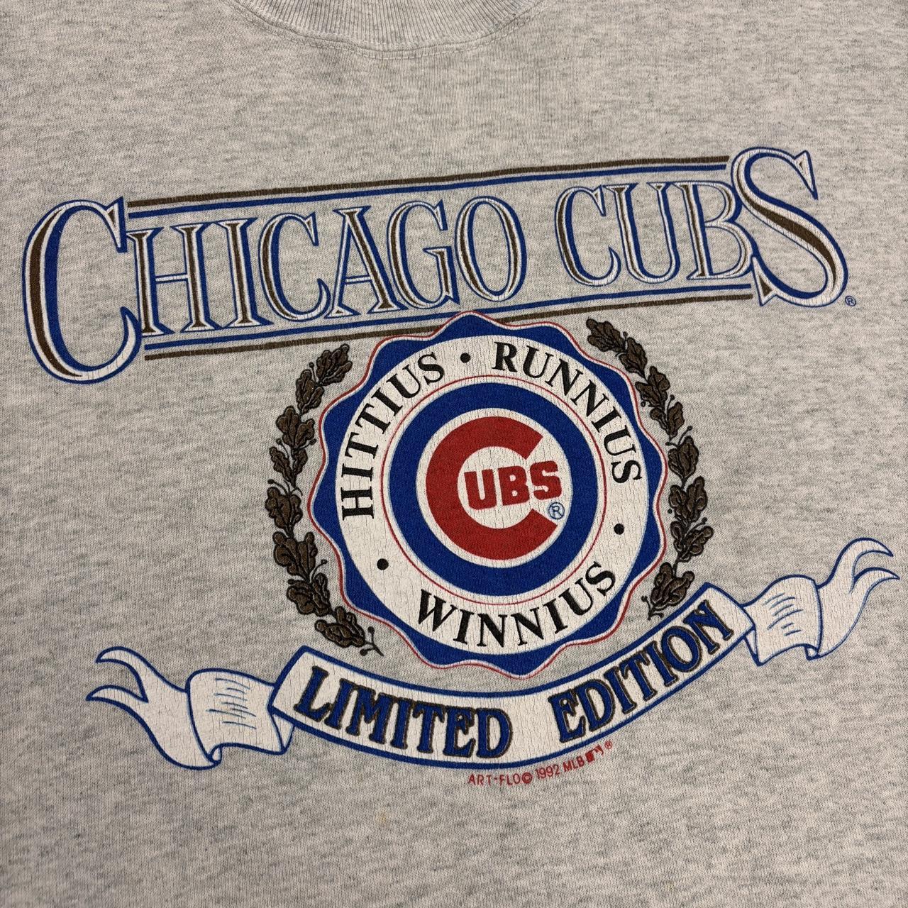 Vintage 90s USA Chicago Cubs MLB baseball graphic sweatshirt